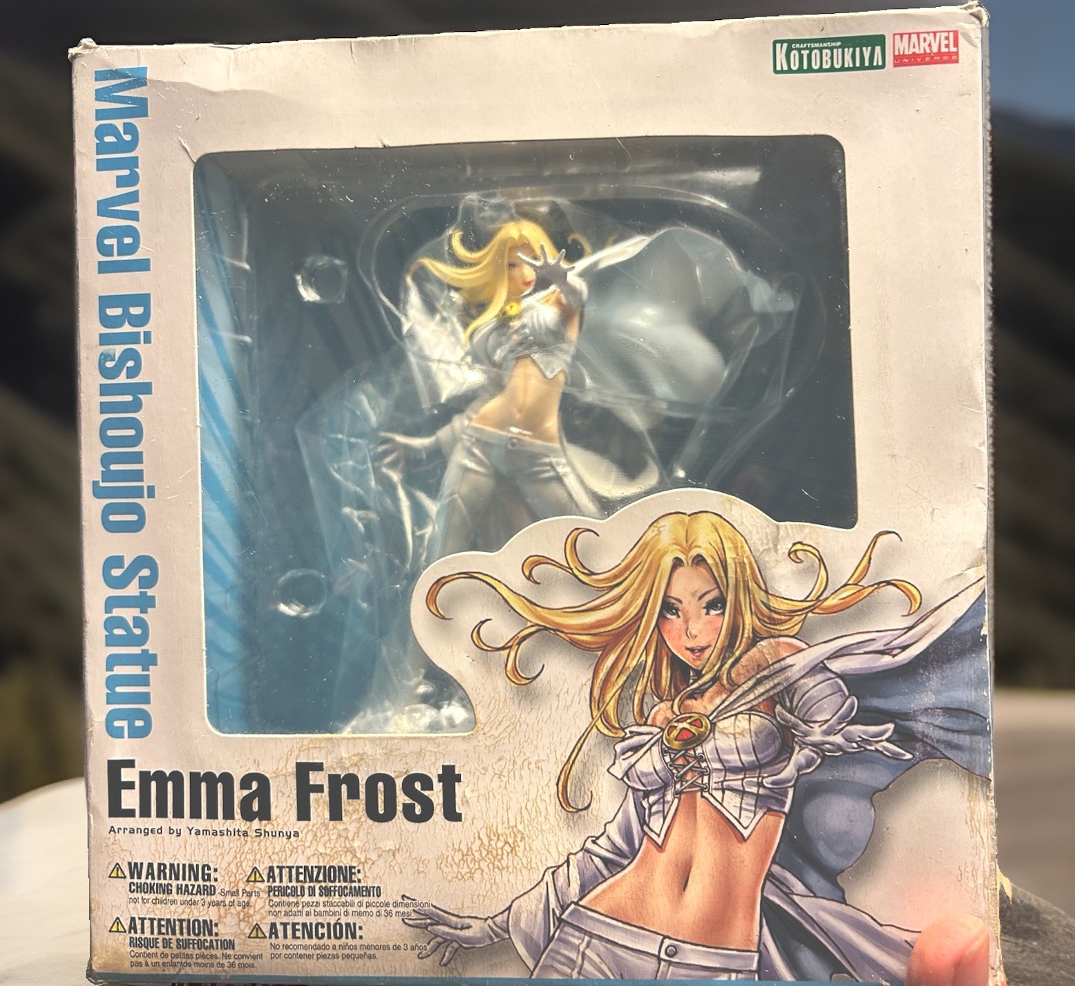 Kotobukiya Marvel Bishoujo Statue Emma Frost 1:7 Scale PVC Figure