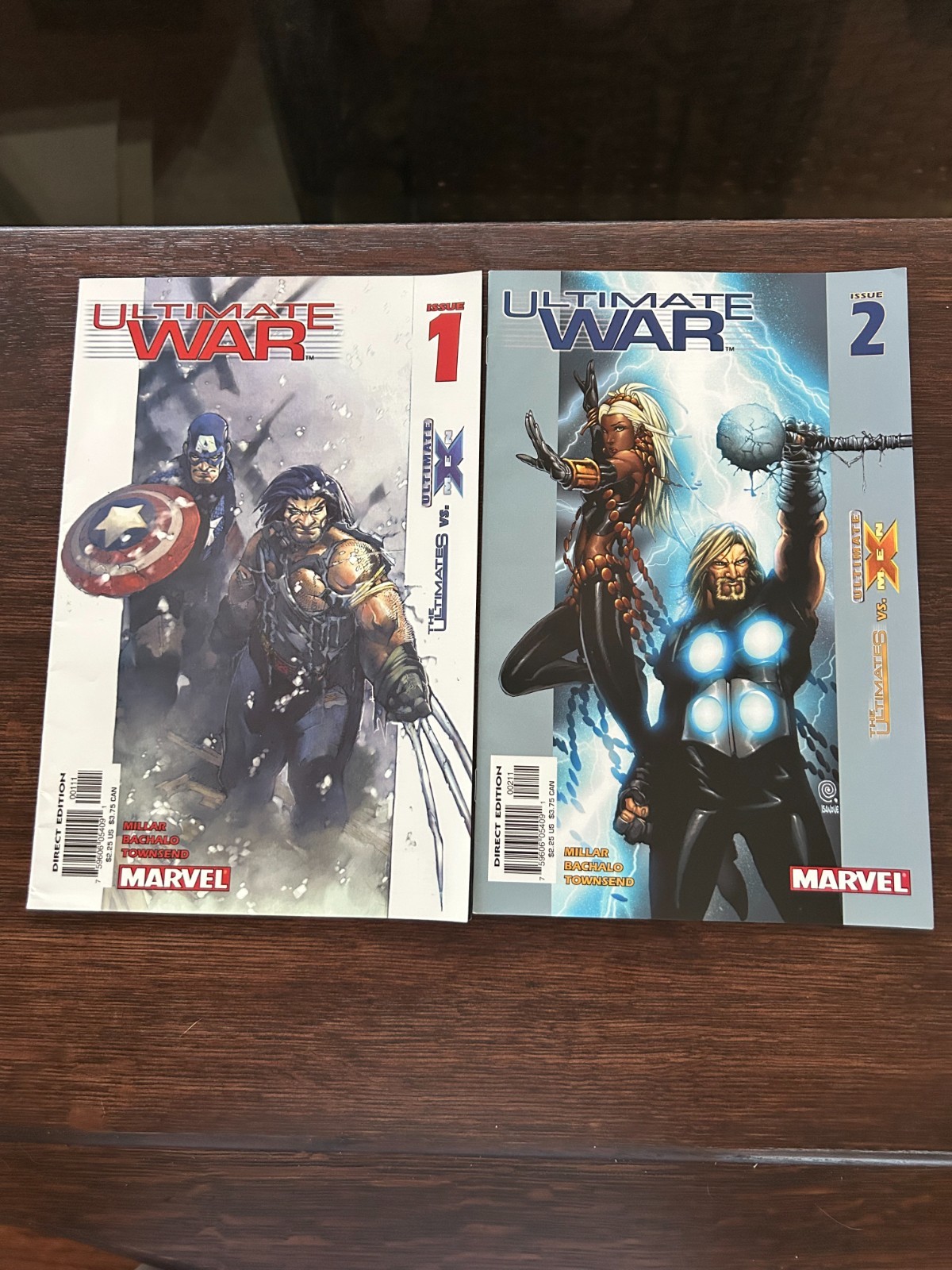 Ultimate War #1 2 Marvel 2002 Captain America Wolverine Thor Storm X-Men Ultimate War #1 2 Marvel 2002 Captain America Wolverine Thor Storm X-Men