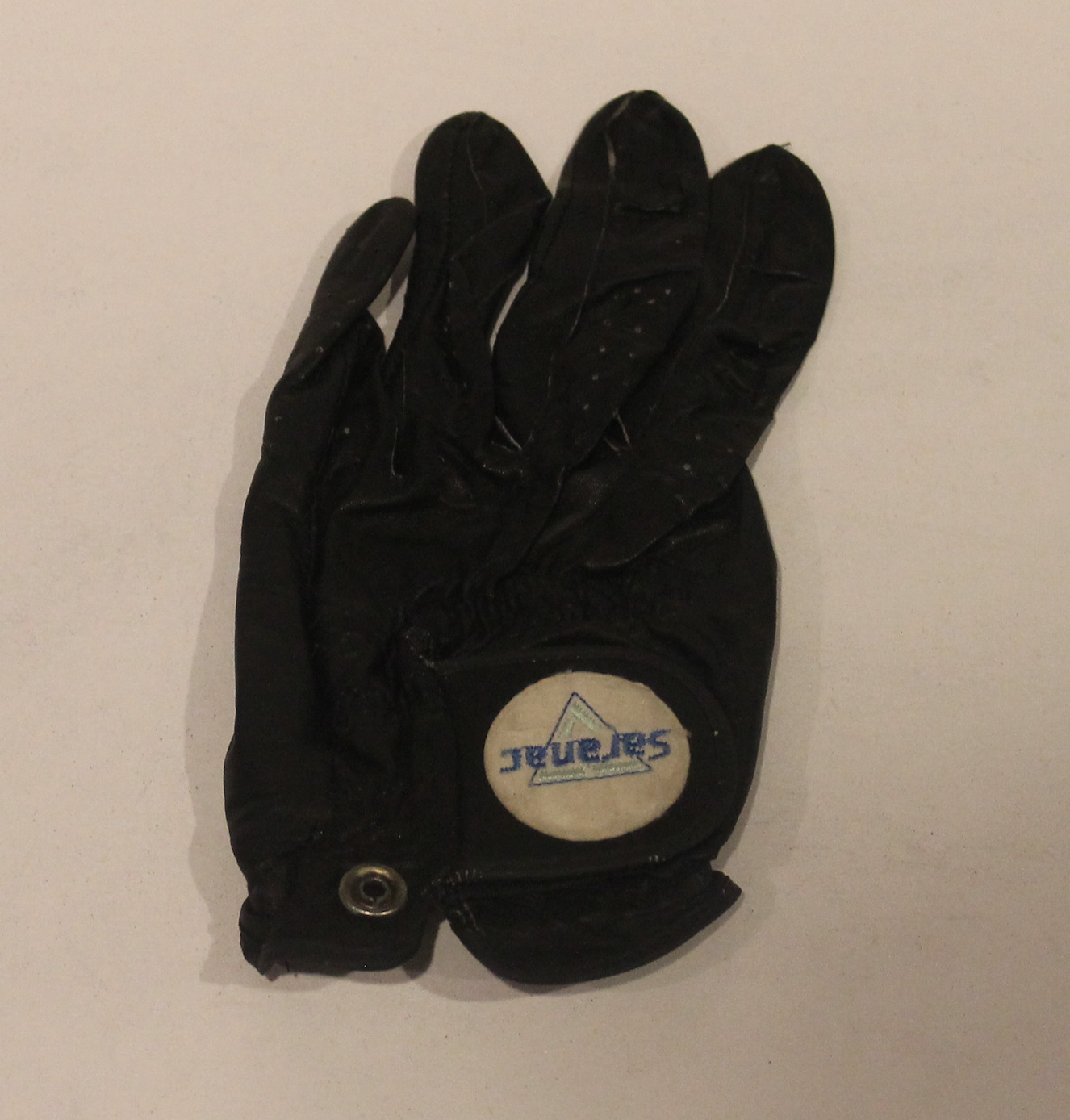 Unknown MLB player game used worn batting glove Vintage Authentic 5954