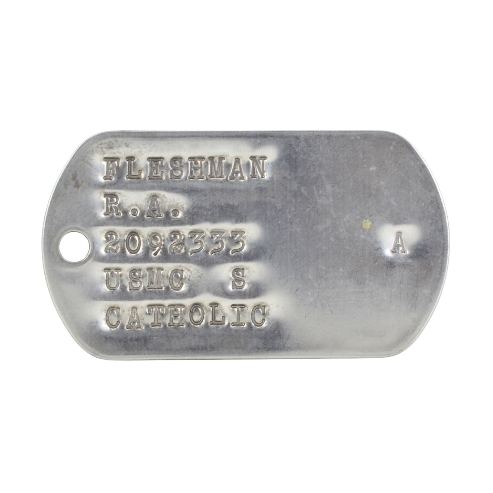 Identified Vietnam War USMC WIA/Valor Recipient Recon Marine Dog Tag Identified Vietnam War USMC WIA/Valor Recipient Recon Marine Dog Tag