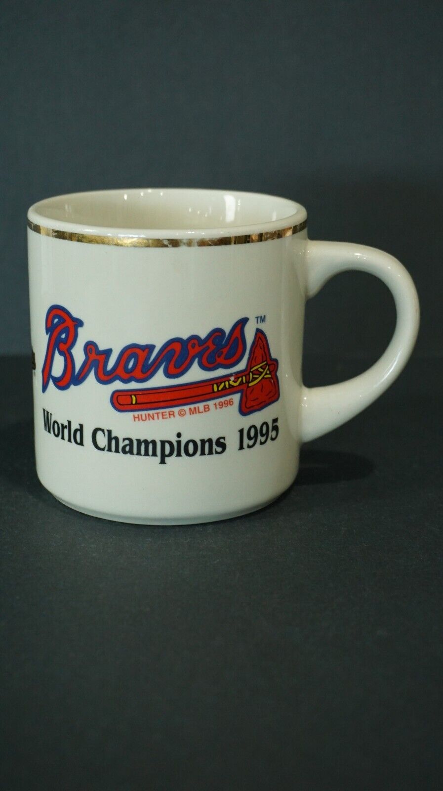 Vintage Atlanta Braves 1995 World Series Champions 12oz Coffee Mug Cup MLB ATL