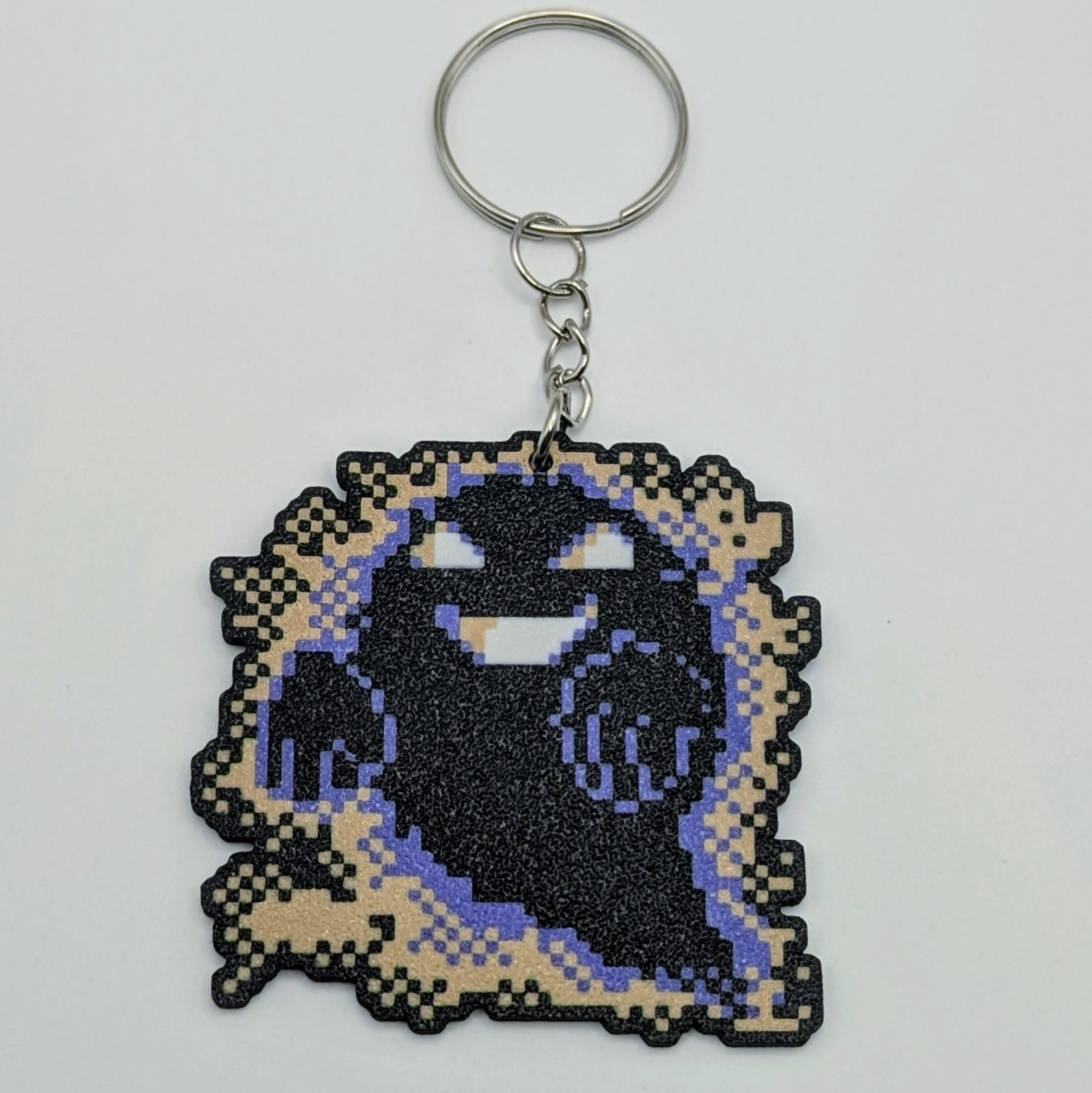 Ghost / MissingNo - Pokémon Keychain – Retro Red/Blue Sprite Pixel Art Bag Charm Ghost / MissingNo - Pokémon Keychain – Retro Red/Blue Sprite Pixel Art Bag Charm