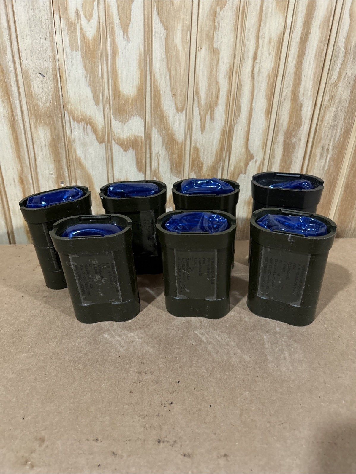 Vintage US Military SDU-5/E Distress Light Marker Blue Flash Guard - Used Vintage US Military SDU-5/E Distress Light Marker Blue Flash Guard - Used