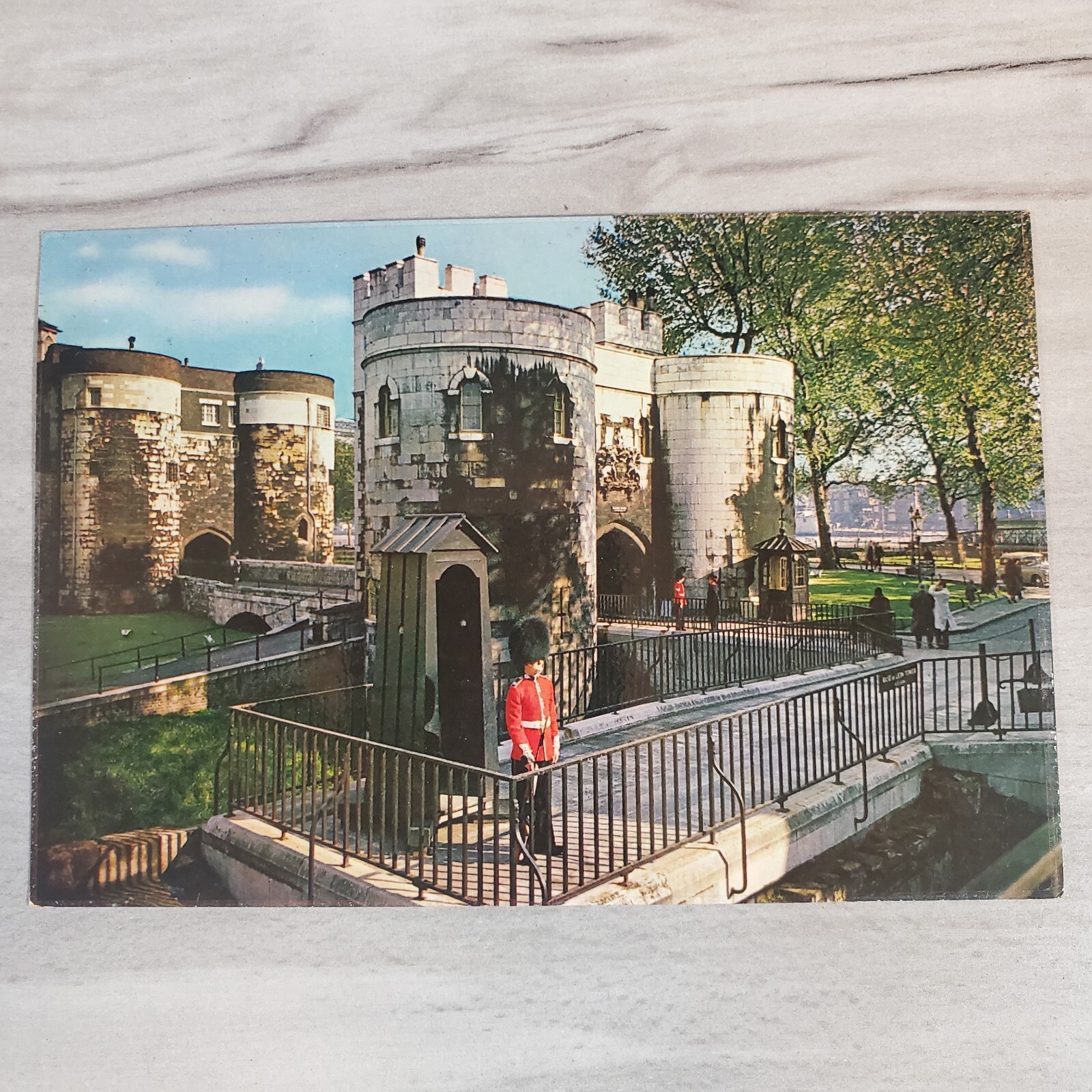 Postcard London Guards Sentry At Tower of Scots on Duty England Continental Postcard London Guards Sentry At Tower of Scots on Duty England Continental