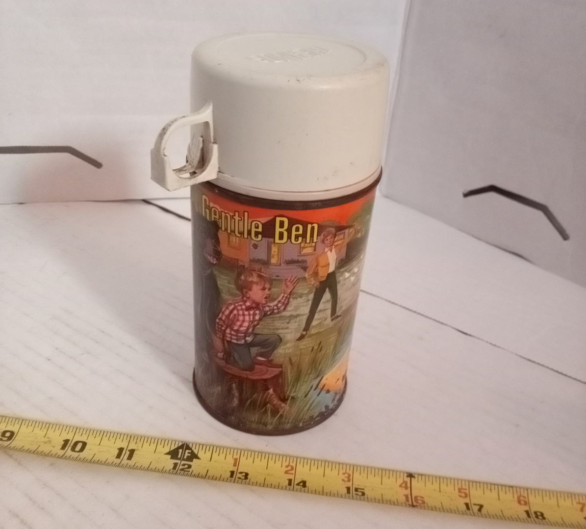 vintage 1968 Gentle Ben TV Show Metal Thermos Only, NO lunch box. vintage 1968 Gentle Ben TV Show Metal Thermos Only, NO lunch box.