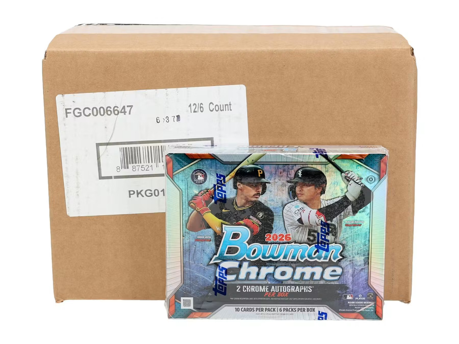 PYT #5024 - 12+6x 2026 Bowman Chrome Baseball Hobby+Delight Boxes (Full Cases) PYT #5024 - 12+6x 2026 Bowman Chrome Baseball Hobby+Delight Boxes (Full Cases)