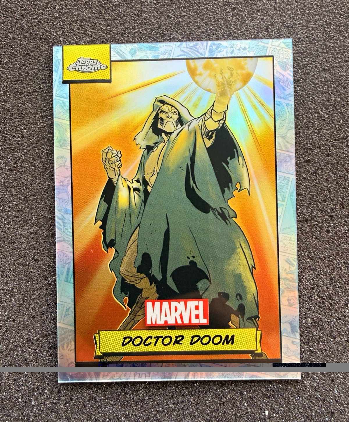 Topps 2024 Topps Chrome Marvel Doctor Doom #61 Refractor Topps 2024 Topps Chrome Marvel Doctor Doom #61 Refractor