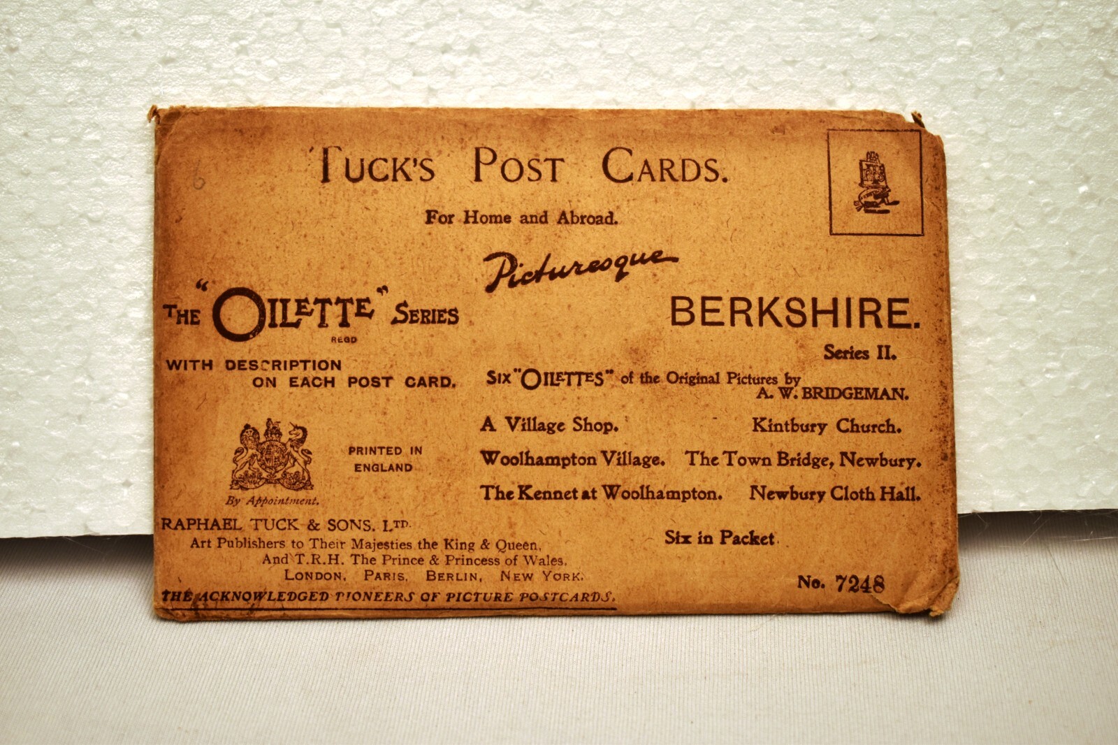 Vintage Raphael Tuck & Sons Oilette Postcard Set Picturesque Berkshire Series II Vintage Raphael Tuck & Sons Oilette Postcard Set Picturesque Berkshire Series II
