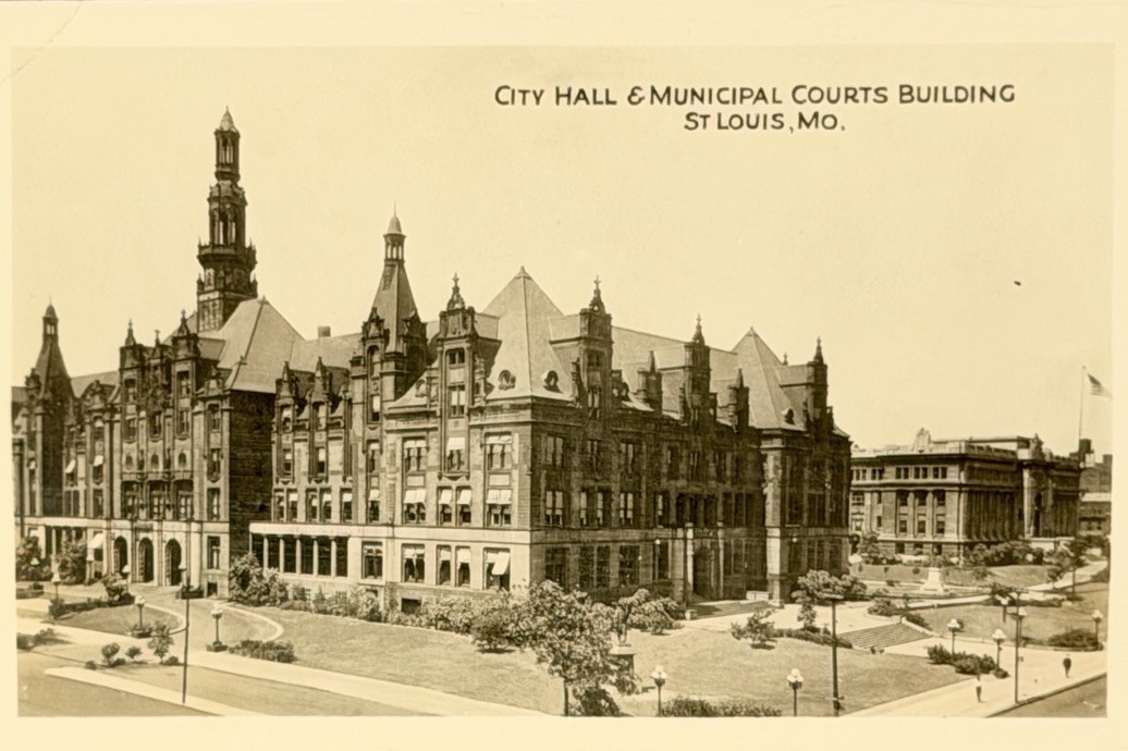 St Louis Missouri Vintage RPPC Postcard City Hall & Municipal Courts Building St Louis Missouri Vintage RPPC Postcard City Hall & Municipal Courts Building
