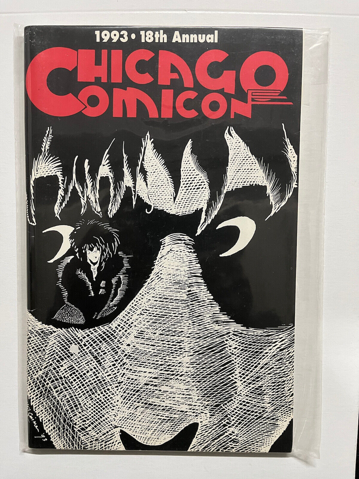 1993 Chicago Comicon Program Neil Gaiman Art