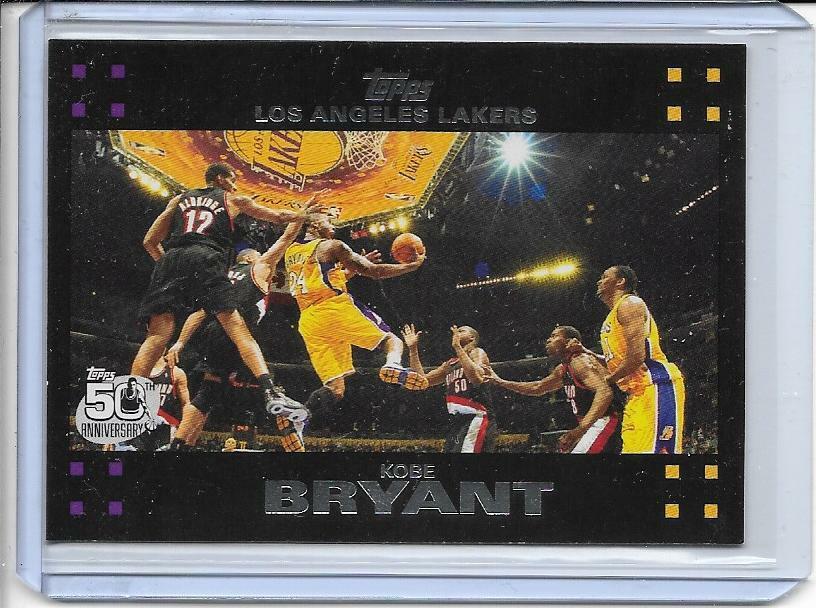 2007-08 Topps 50th Anniversary Kobe Bryant