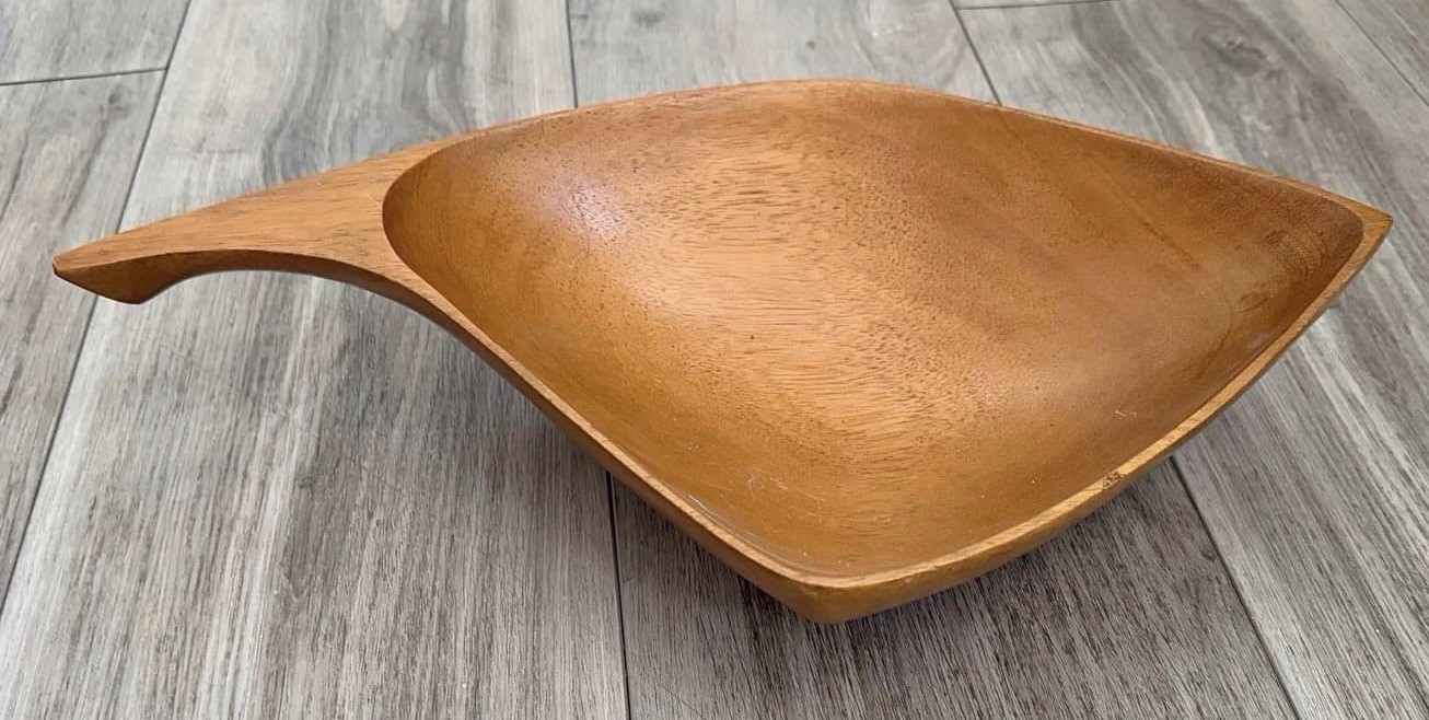 Vintage Emil Milan Arthur Umanoff Style Haiti Pantalcraft Sculptural Bowl