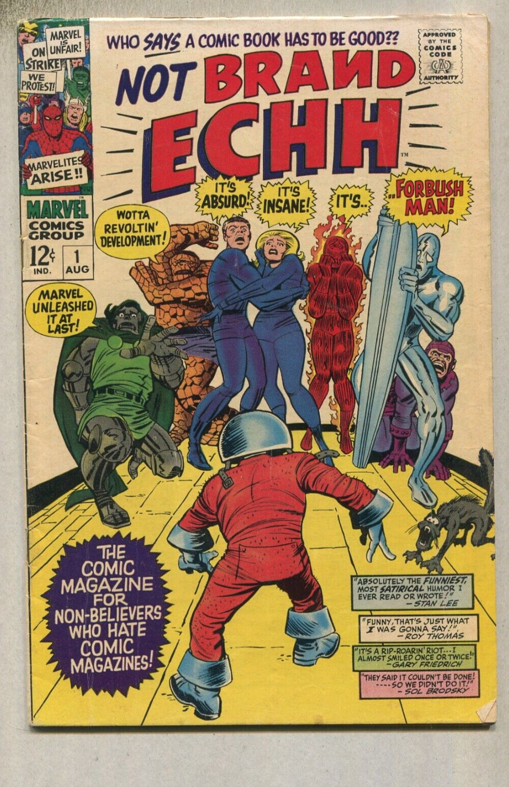 Not Brand ECHH #1 VG+ Forbush Man  Marvel Comics SA