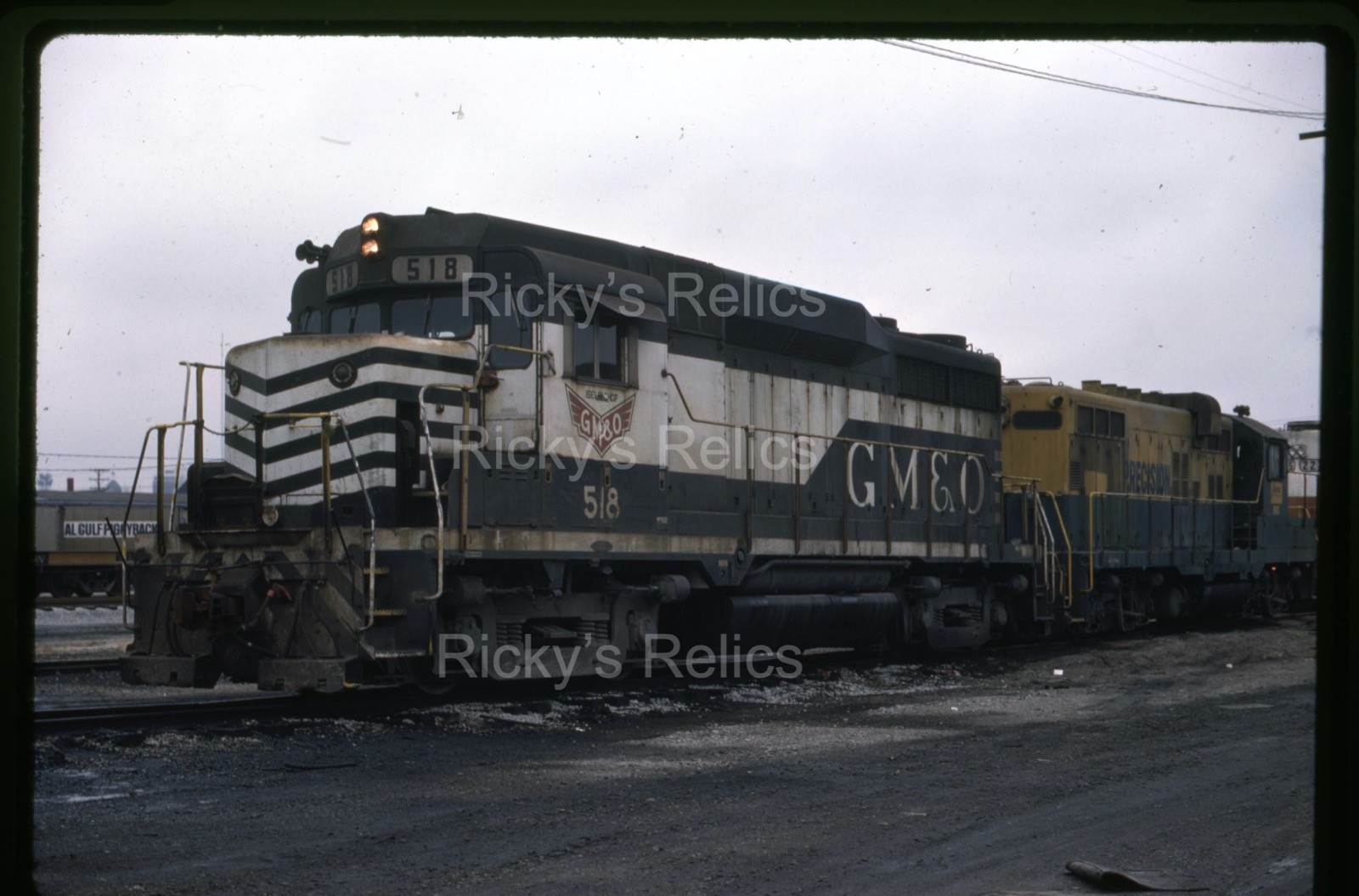 Original Slide GM&O #518 EMD GP30 Gulf Mobile Ohio 1978 PRC Original Slide GM&O #518 EMD GP30 Gulf Mobile Ohio 1978 PRC