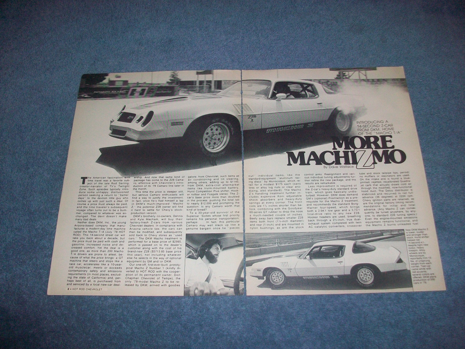 1979 Chevy Camaro Macho Z DKM Inc. Vintage Info Article \ 1979 Chevy Camaro Macho Z DKM Inc. Vintage Info Article \
