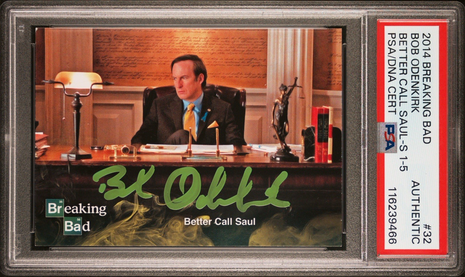 Bob Odenkirk 2014 Breaking Bad Better Call Saul #32 Rookie Autograph PSA POP 2 Bob Odenkirk 2014 Breaking Bad Better Call Saul #32 Rookie Autograph PSA POP 2