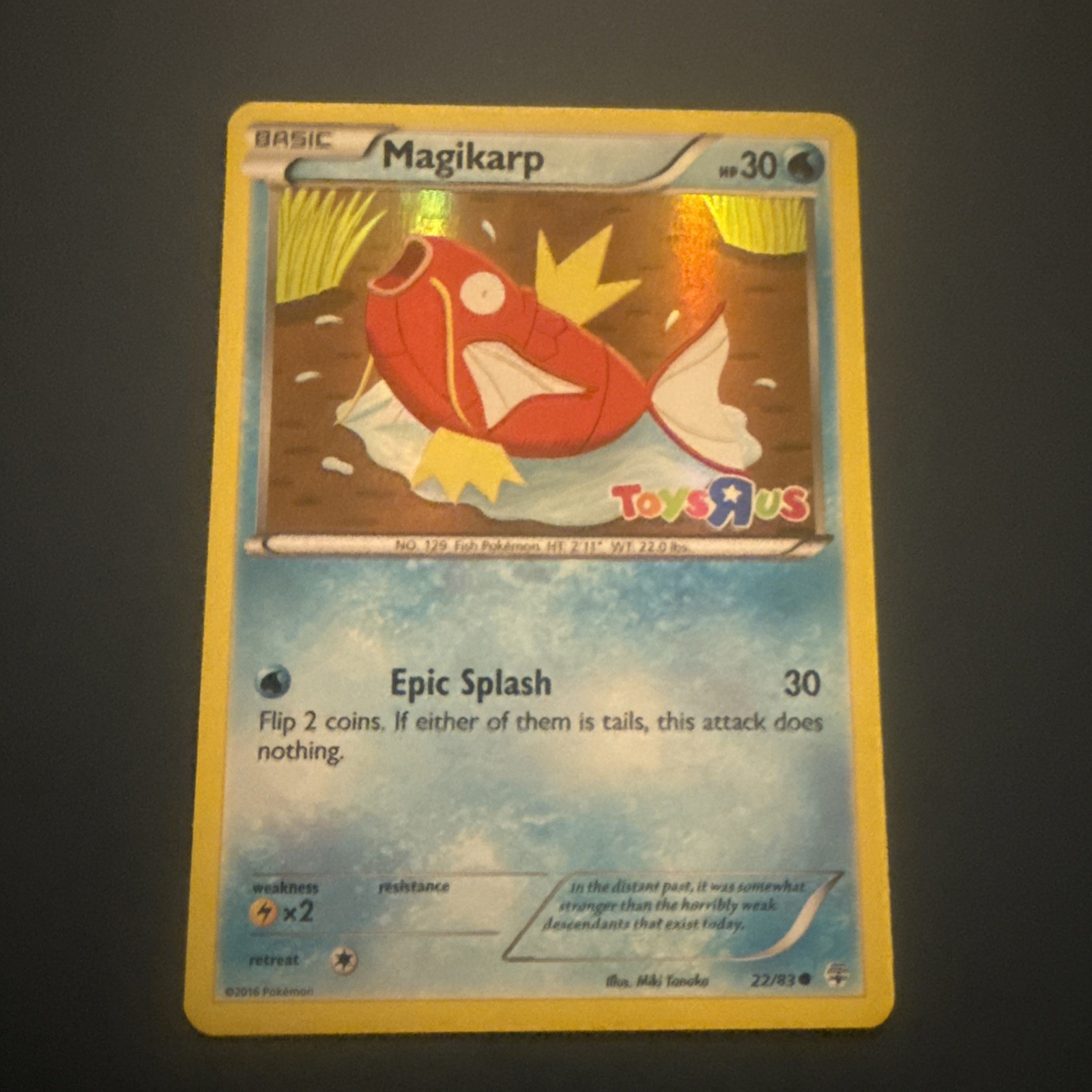 Pokemon Magikarp Toys R Us Generations Pokemon Card 22/83 Pokemon Magikarp Toys R Us Generations Pokemon Card 22/83