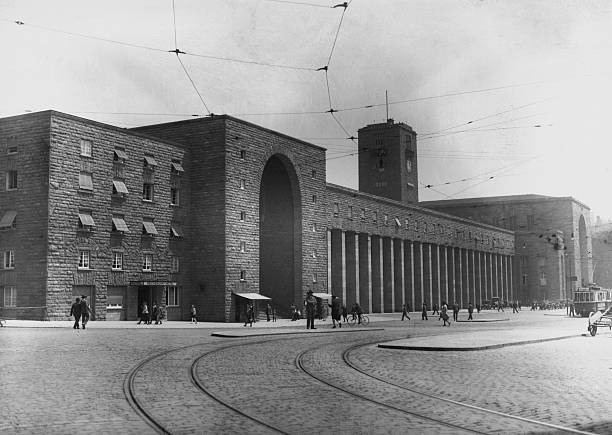 Stuttgart the railway station Historic Old Photo Stuttgart the railway station Historic Old Photo