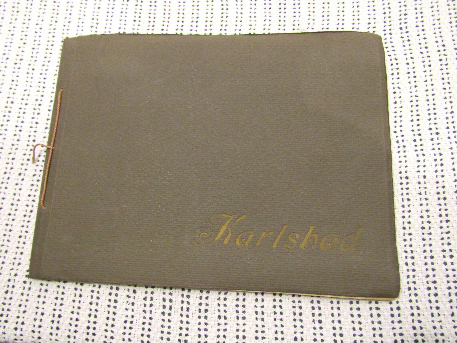 1890s Ephemera Germany Karlsbad Watering Place of Karlsbad Souvenir Book.