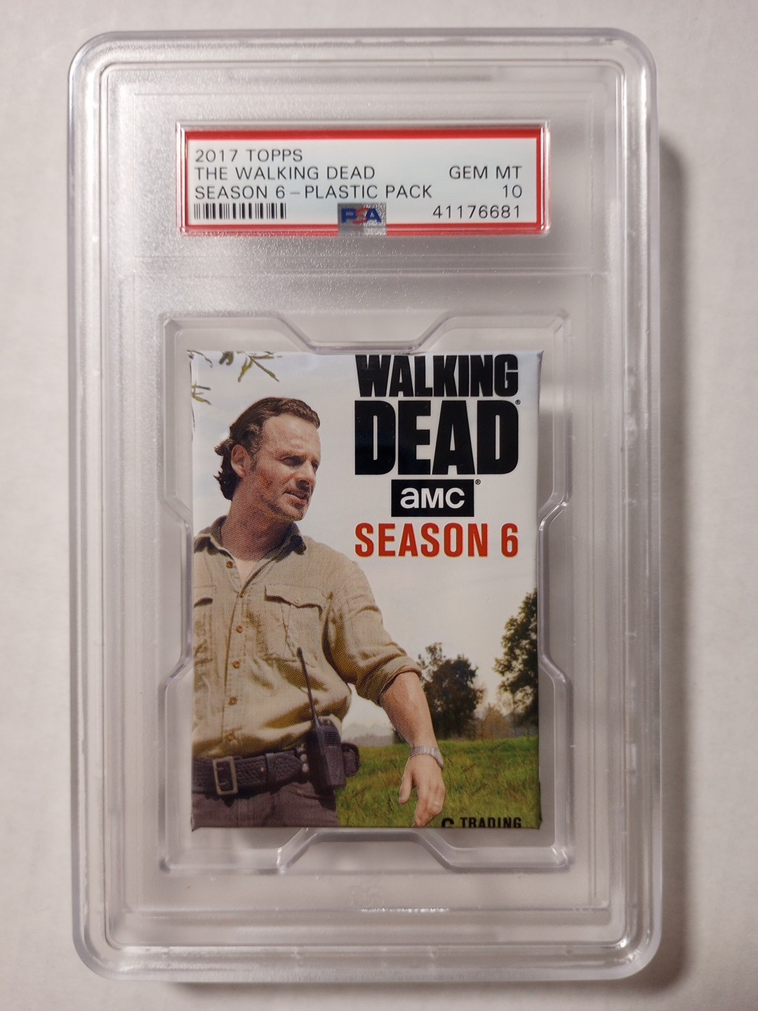2017 Topps The Walking Dead Season 6 Pack. PSA 10 2017 Topps The Walking Dead Season 6 Pack. PSA 10