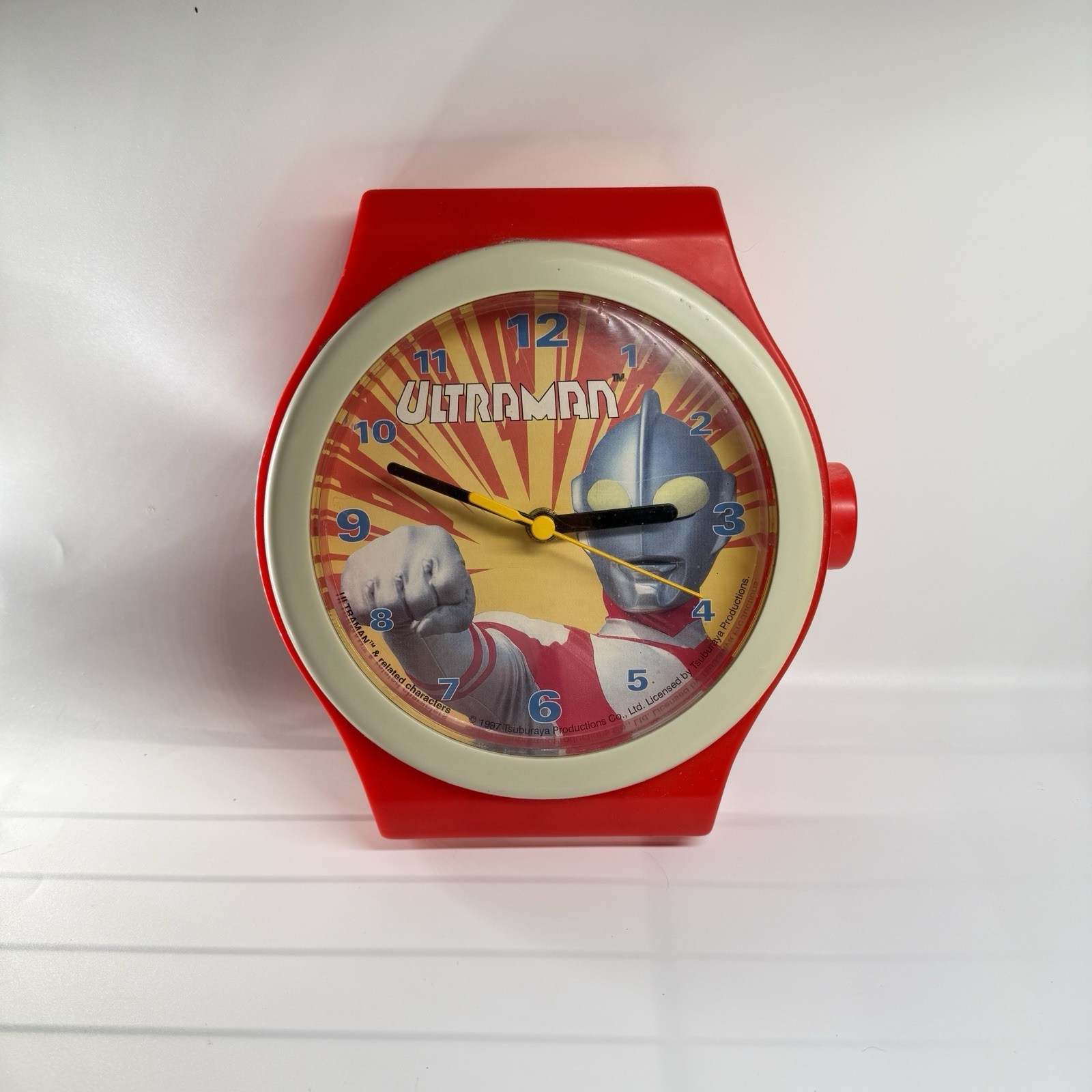 Vintage 1997 Ultraman Alarm Clock Tsuburaya Japan Anime Tokusatsu Retro Rare Vintage 1997 Ultraman Alarm Clock Tsuburaya Japan Anime Tokusatsu Retro Rare