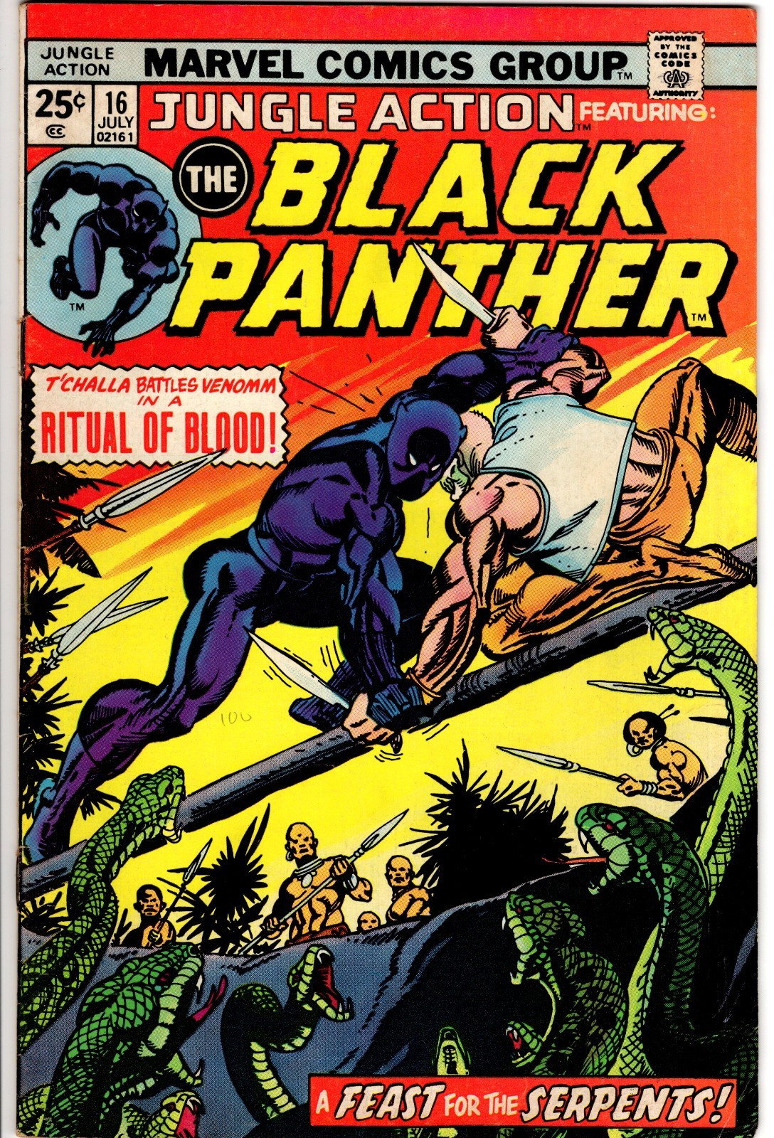 JUNGLE ACTION #16 (1975): FINE