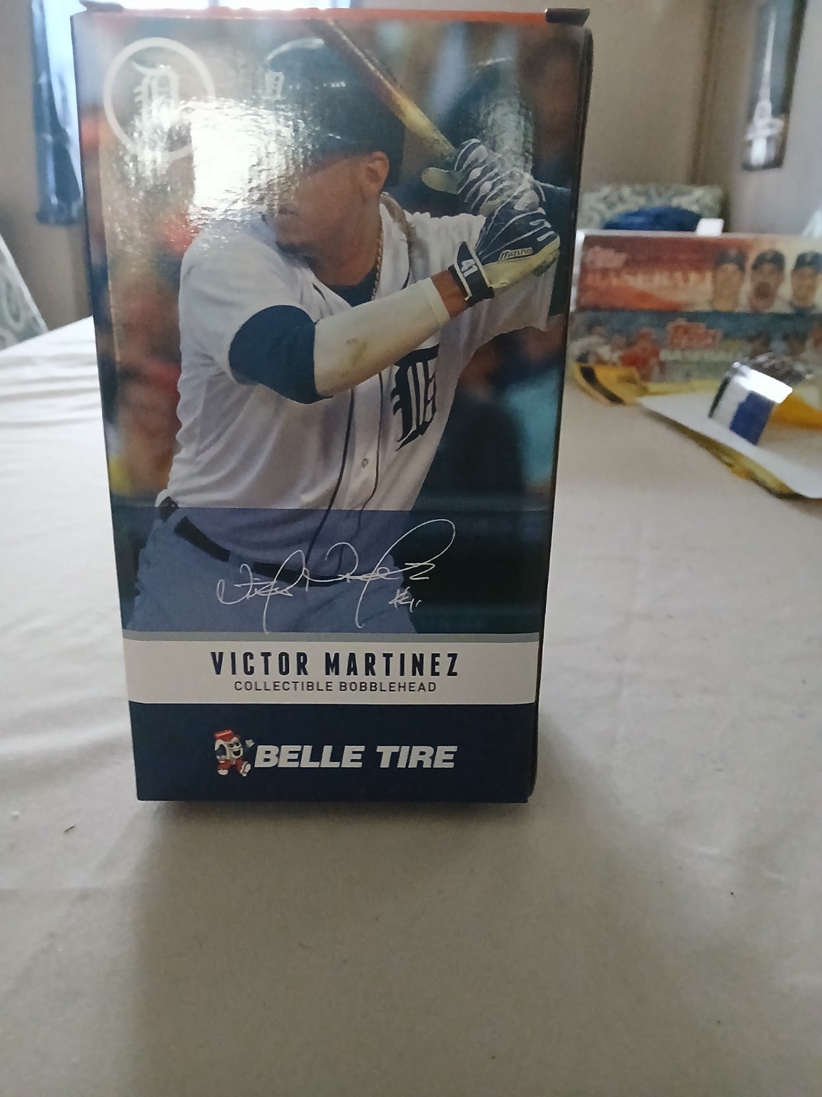 Belle Tire Victor MARTINEZ Detroit Tigers Baseball Promotional BOBBLEHEAD In Box Belle Tire Victor MARTINEZ Detroit Tigers Baseball Promotional BOBBLEHEAD In Box