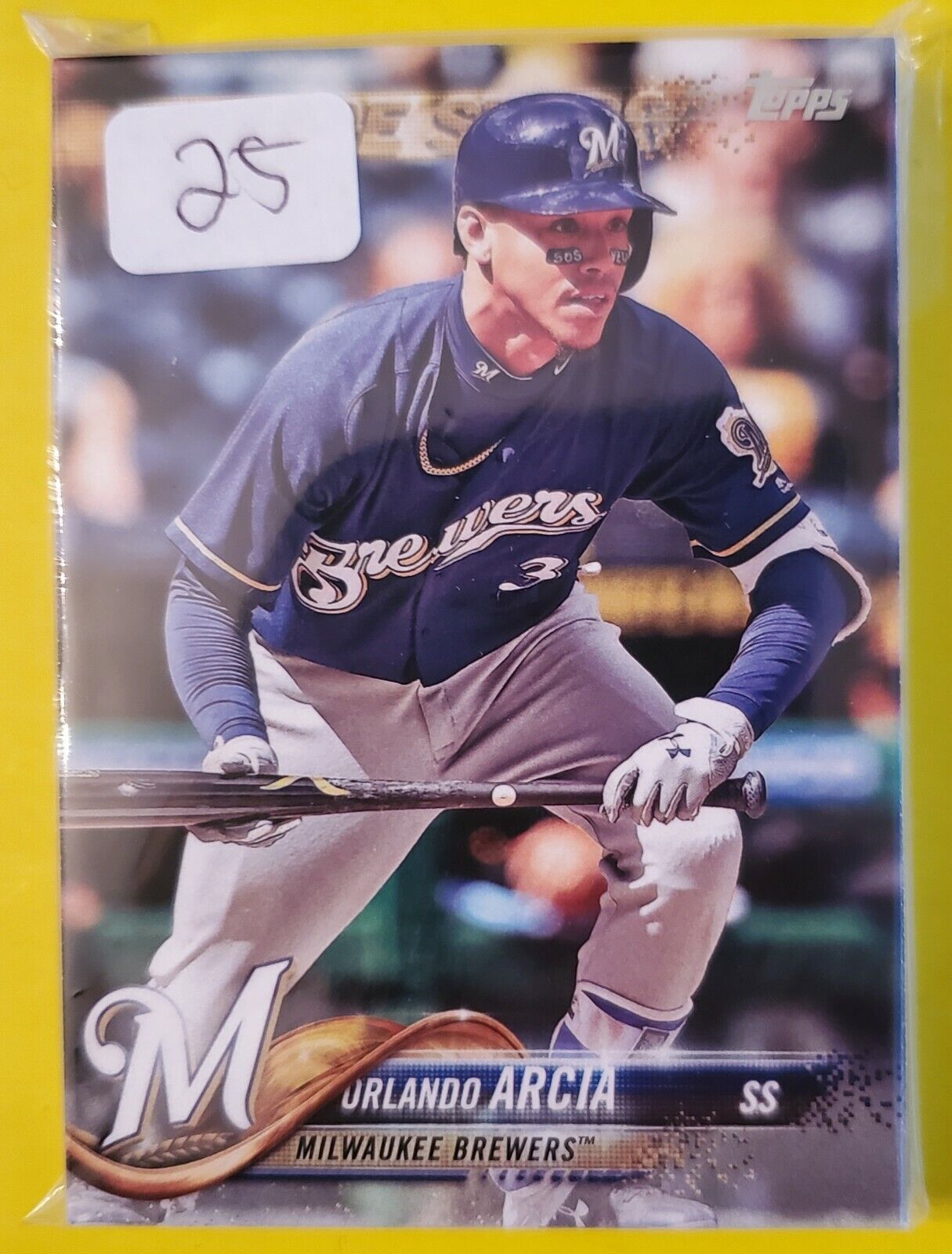 (25) 2018 Topps #196 Orlando Arcia       Lot - Brewers
