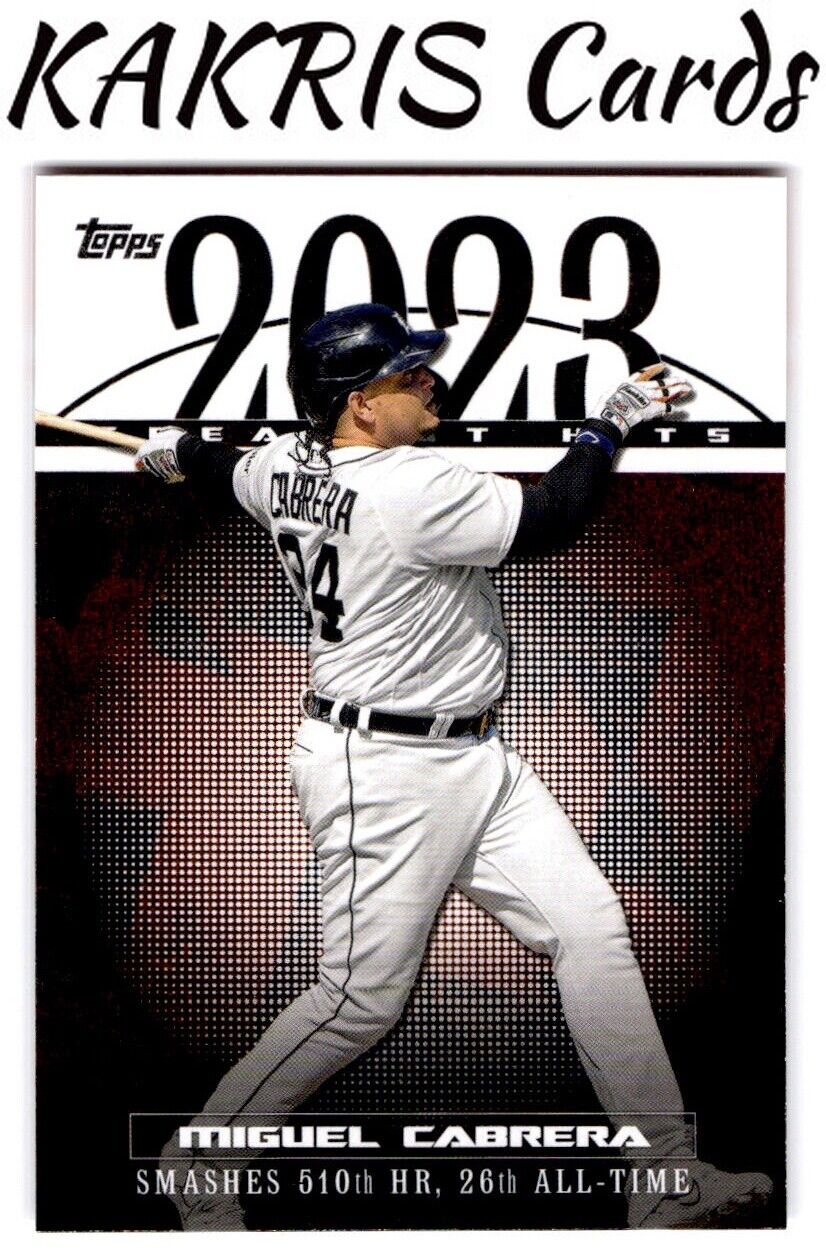 TOPPS Series1 2023 Greatest Hits #23GH-24 Miguel Cabrera
