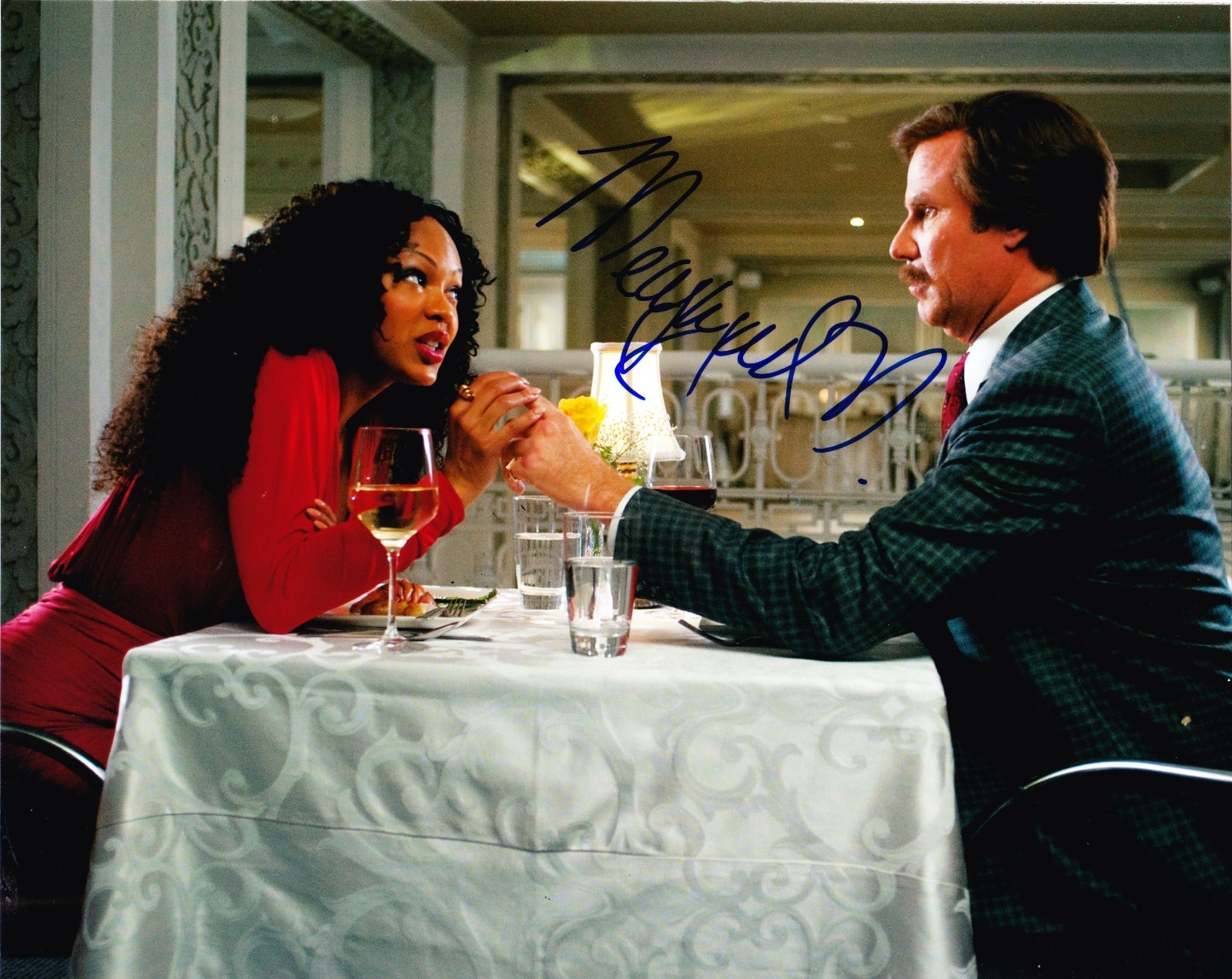 HOT SEXY MEAGAN GOOD SIGNED 8X10 PHOTO AUTHENTIC AUTOGRAPH ANCHORMAN 2 LINDA COA