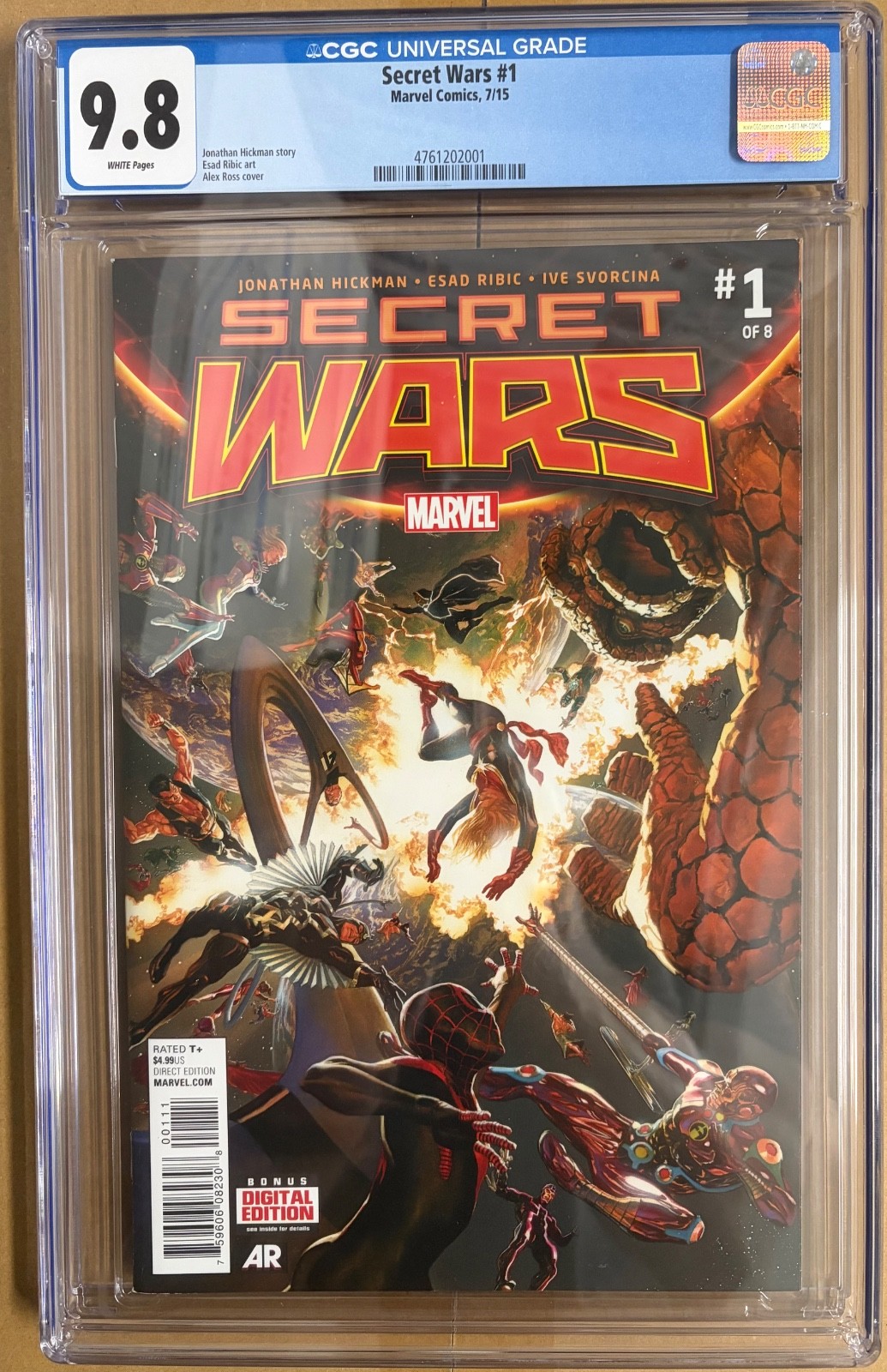 Secret Wars #1-9 cgc graded Secret Wars #1-9 cgc graded