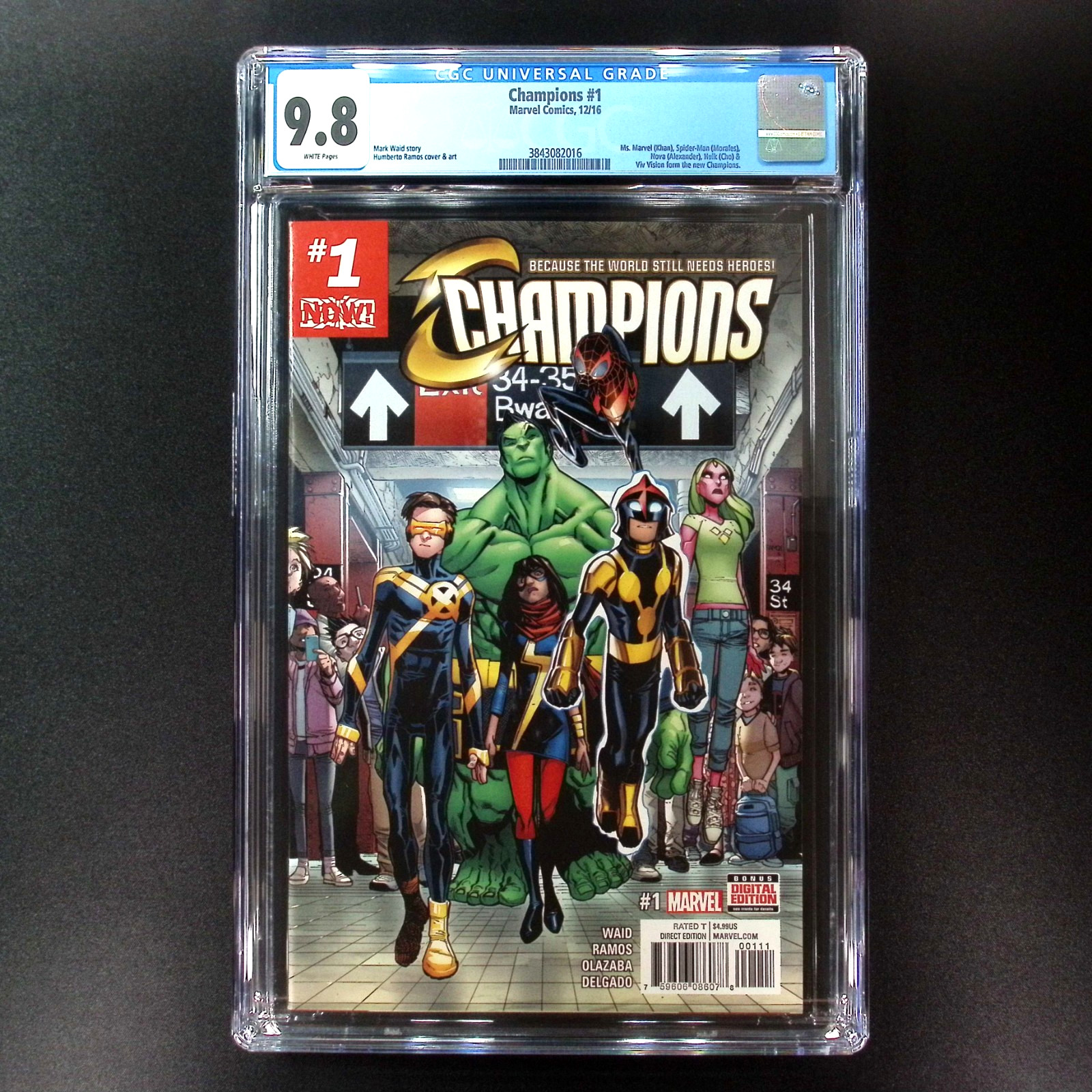 Champions #1 | Marvel 2016 | 1st Team Appearance | CGC 9.8