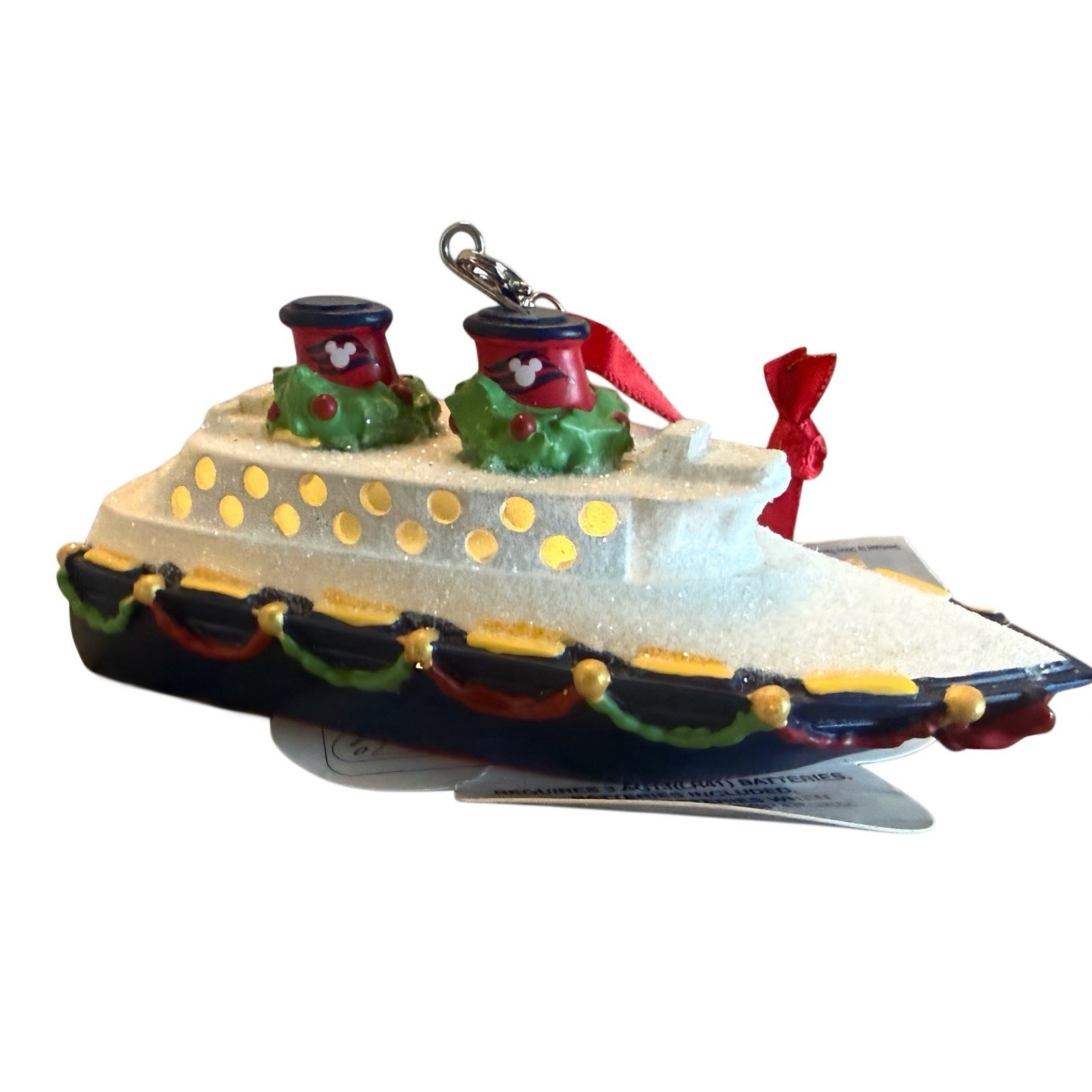 NEW Disney Cruise Line DCL Light-Up Holidays Cruise Ship Ornament NWT NEW Disney Cruise Line DCL Light-Up Holidays Cruise Ship Ornament NWT