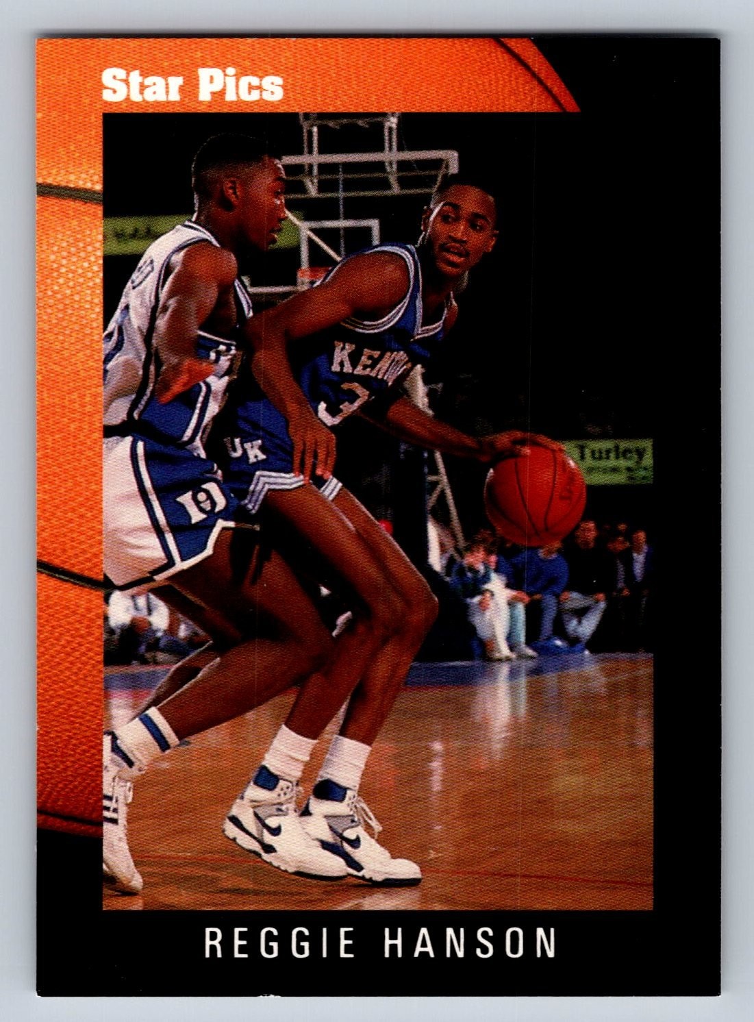 Star Pics Reggie Hanson Autograph Card 1991 Kentucky Wildcats #38 Basketball Star Pics Reggie Hanson Autograph Card 1991 Kentucky Wildcats #38 Basketball