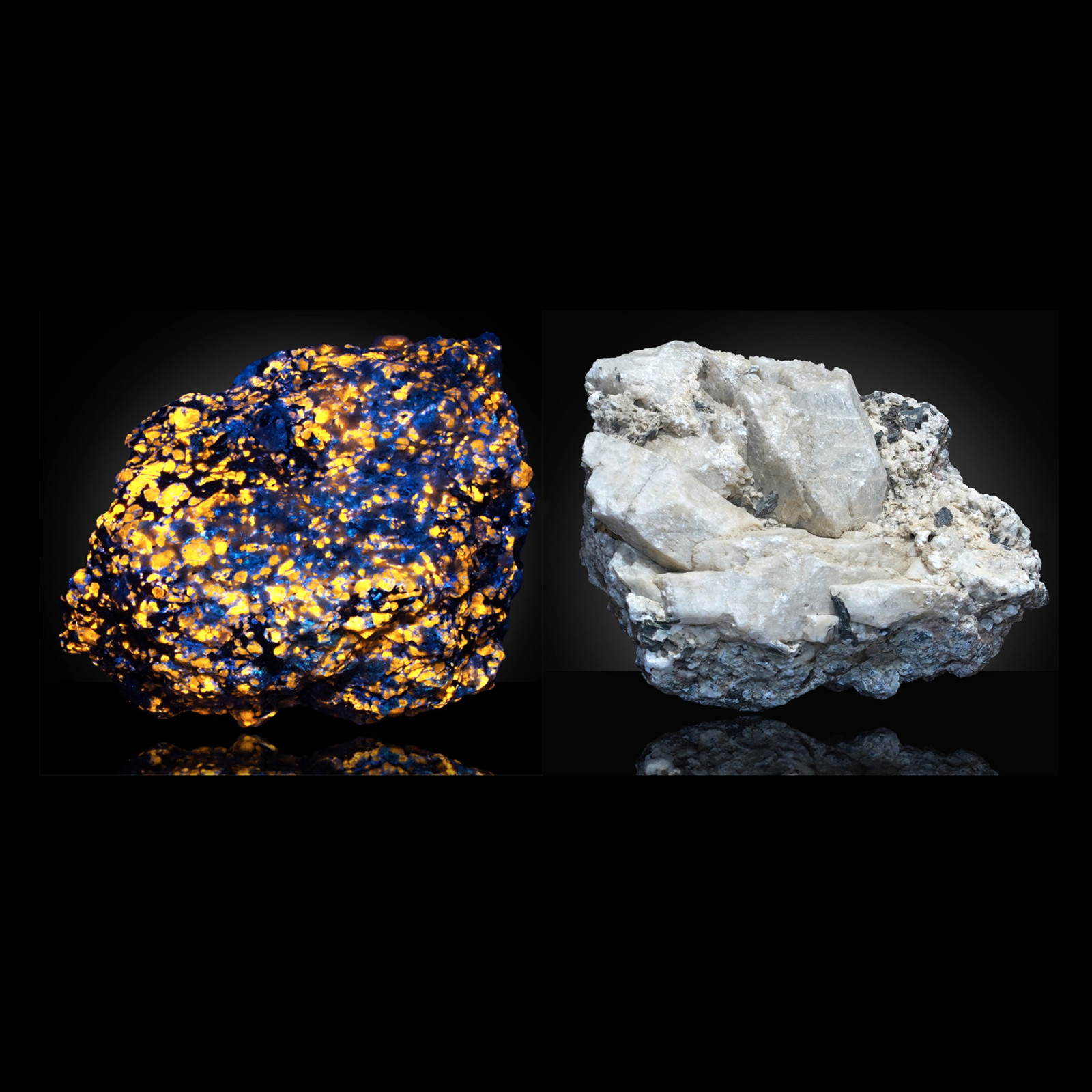 Unique Fluorescent Sodalite Greenland Large Albite Crystals Unique Fluorescent Sodalite Greenland Large Albite Crystals