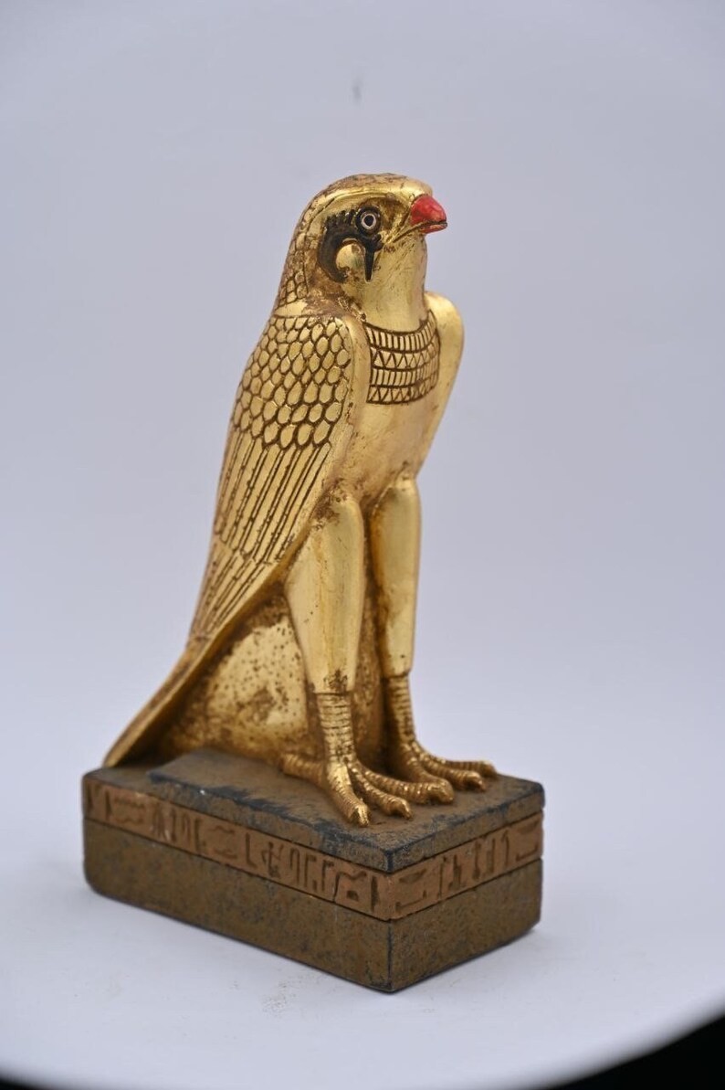 Rare Pharaonic Statue of God Horus : Authentic Ancient Egyptian Artifact 235 BC Rare Pharaonic Statue of God Horus : Authentic Ancient Egyptian Artifact 235 BC