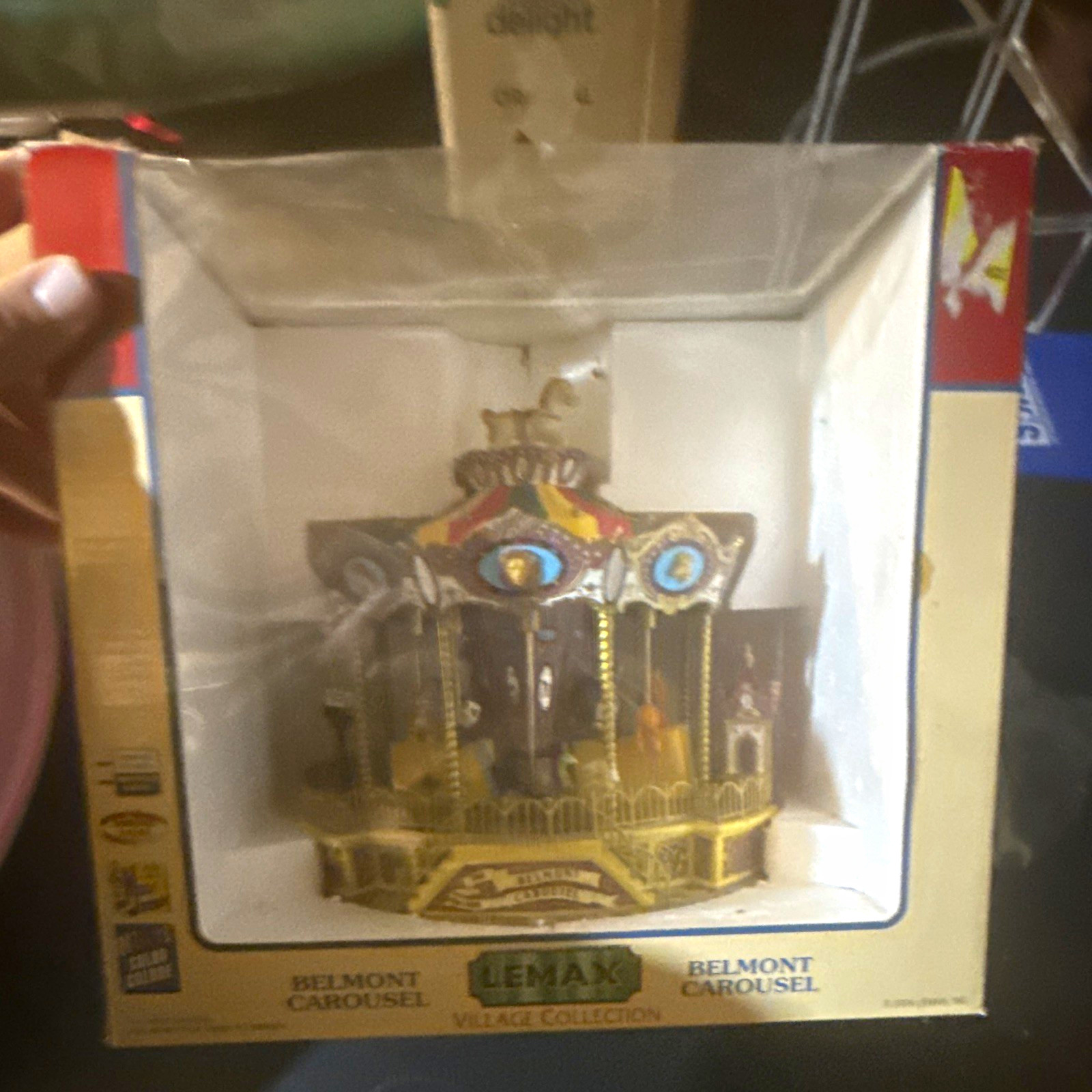 Lemax Village Collection Belmont Carousel Circus Miniature Display Piece Boxed Lemax Village Collection Belmont Carousel Circus Miniature Display Piece Boxed