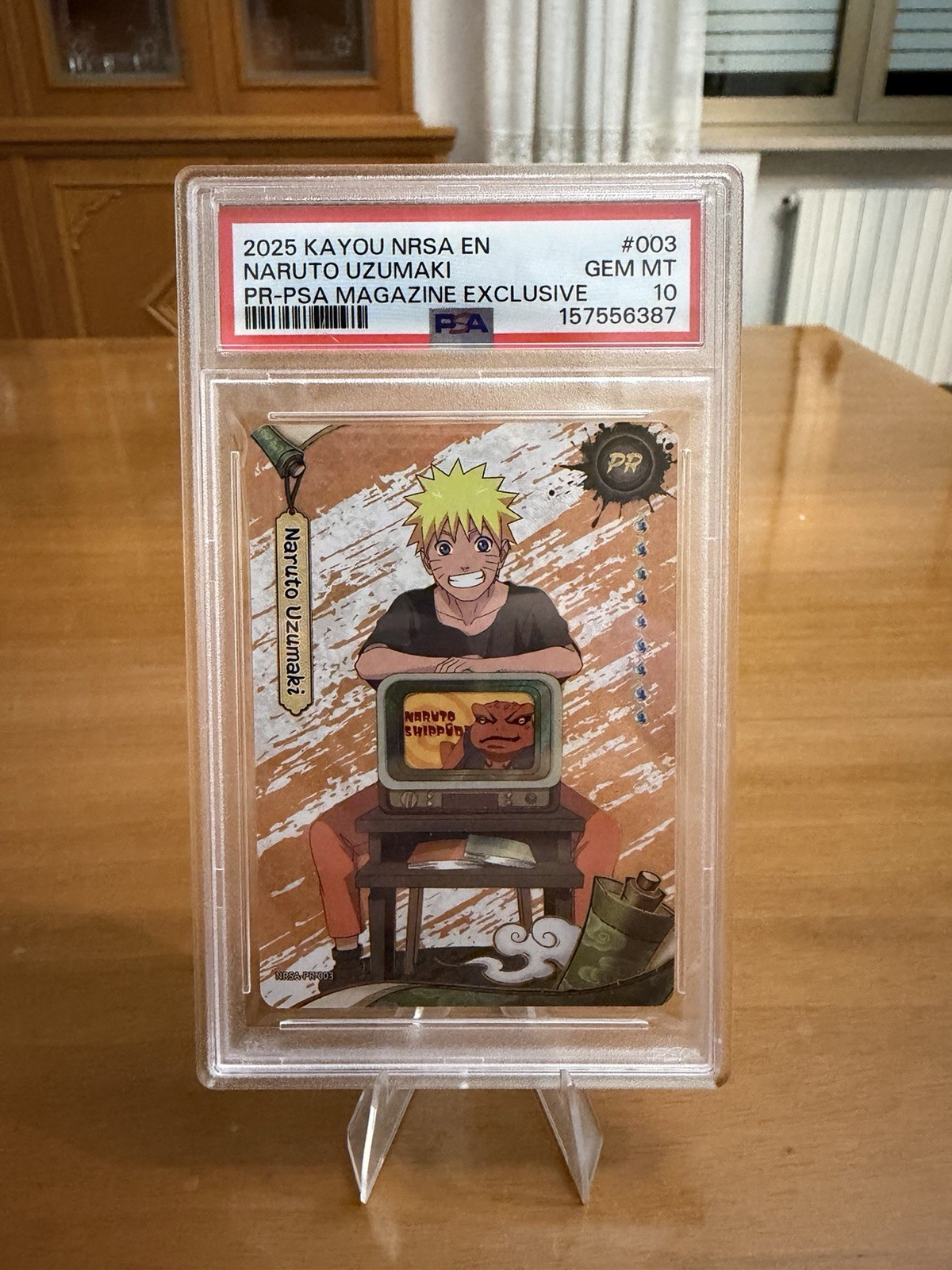 Kayou 2025 NRSA Naruto Uzumaki #003 Promo Magazine Exclusive PSA 10 ENG