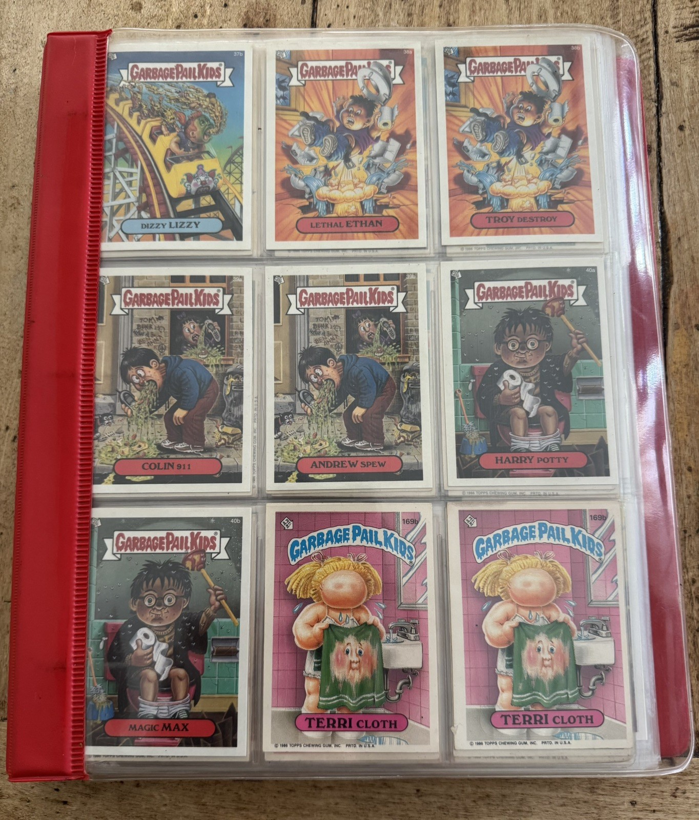 1986 ,2003 & 2006 Topps Garbage Pail Kids Trading Cards Binder Lot 200 Plus  1986 ,2003 & 2006 Topps Garbage Pail Kids Trading Cards Binder Lot 200 Plus 