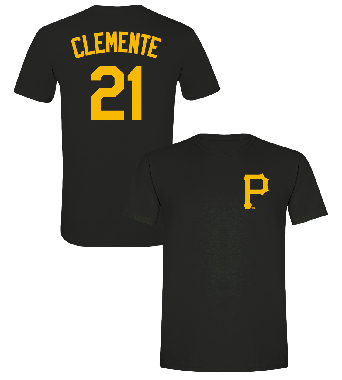 Roberto Clemente T-Shirt Shirsey Pittsburgh PIrates MLB Soft Jersey #21 (S-2XL)