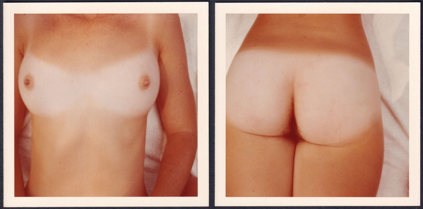 ALISON K. ~ Vintage 1970\'s Girlie PINUP Photo ~ Tan Lines Closeups LOT Nude #42