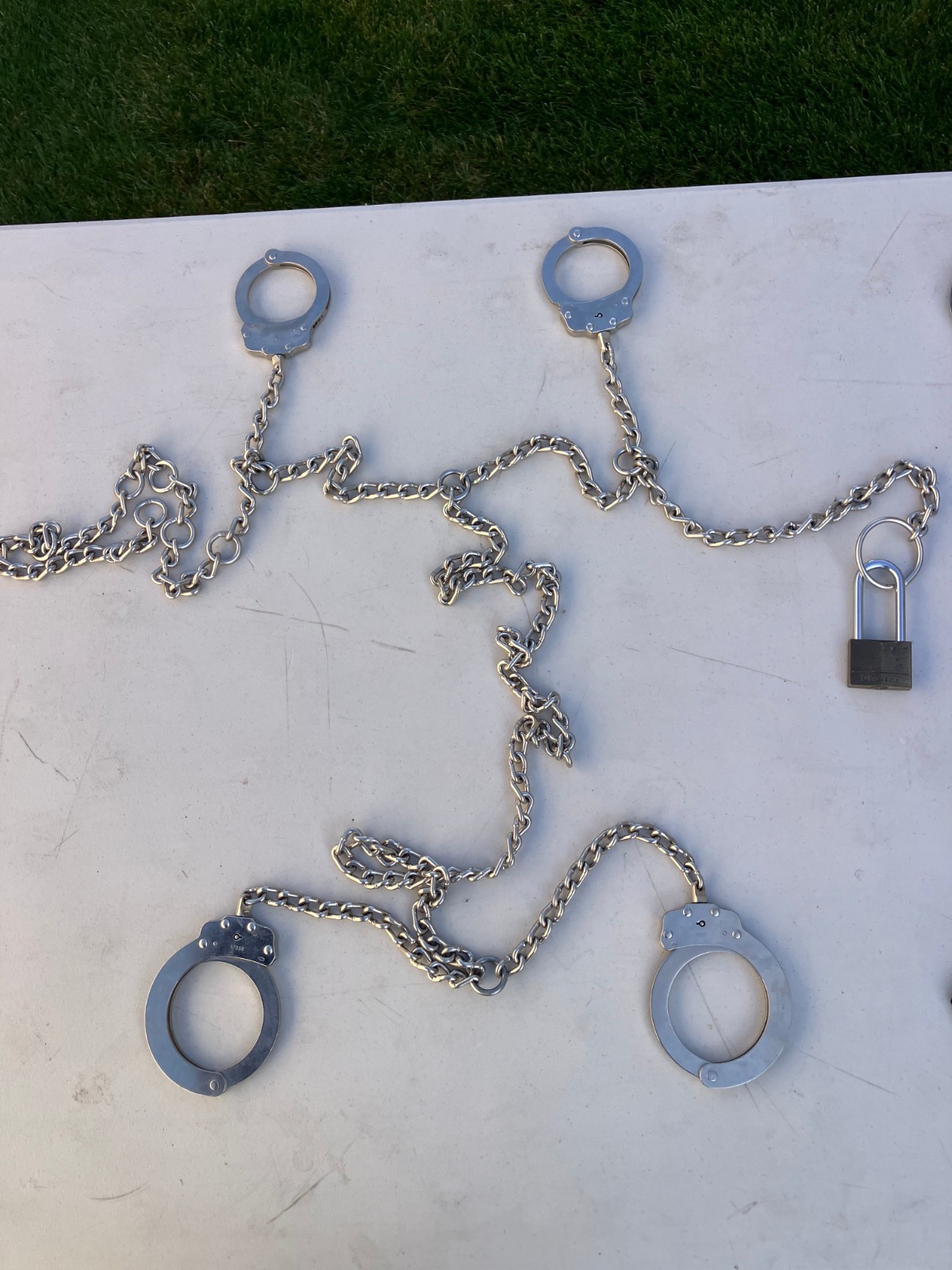 Vintage Peerless Handcuff & Anklecuff Set