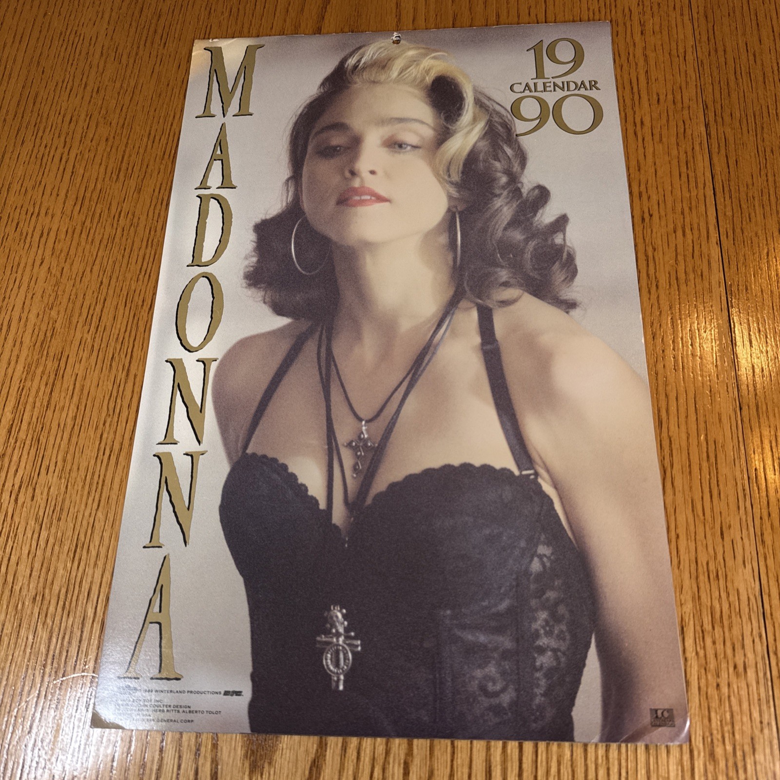 Madonna 1990 Official Wall Calendar Winterland Boy Toy Inc. Madonna 1990 Official Wall Calendar Winterland Boy Toy Inc.