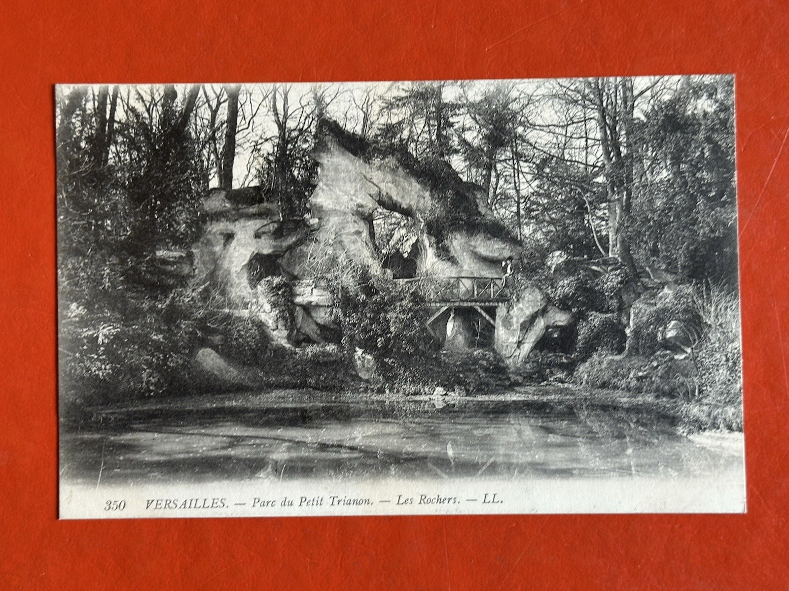 1909 VERSAILLES FRANCE Antique Postcard~PARC DU PETIT TRIANON ~LES ROCHERS 1909 VERSAILLES FRANCE Antique Postcard~PARC DU PETIT TRIANON ~LES ROCHERS
