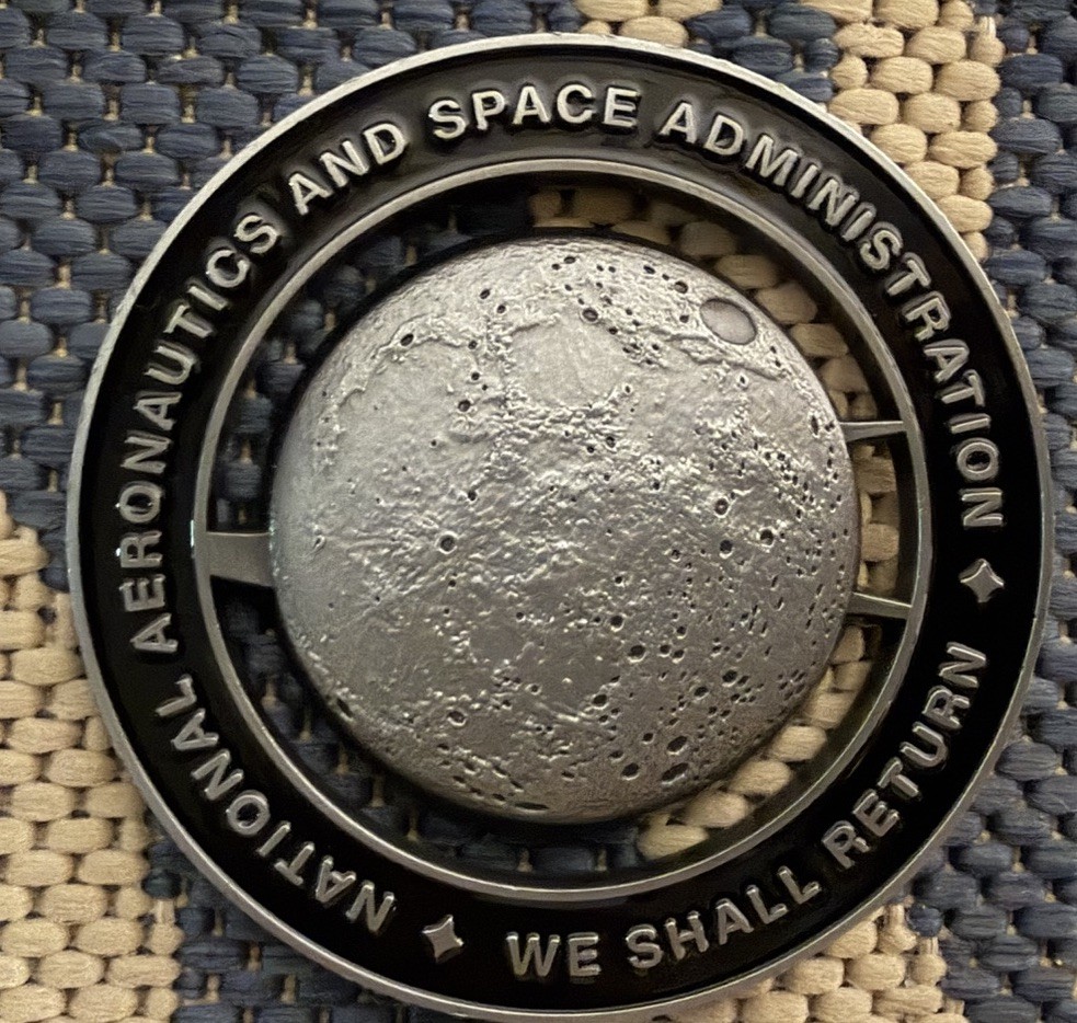 NASA Administrator Jared Issacman Challenge Coin(3.5x3.5) Weighty NASA Administrator Jared Issacman Challenge Coin(3.5x3.5) Weighty