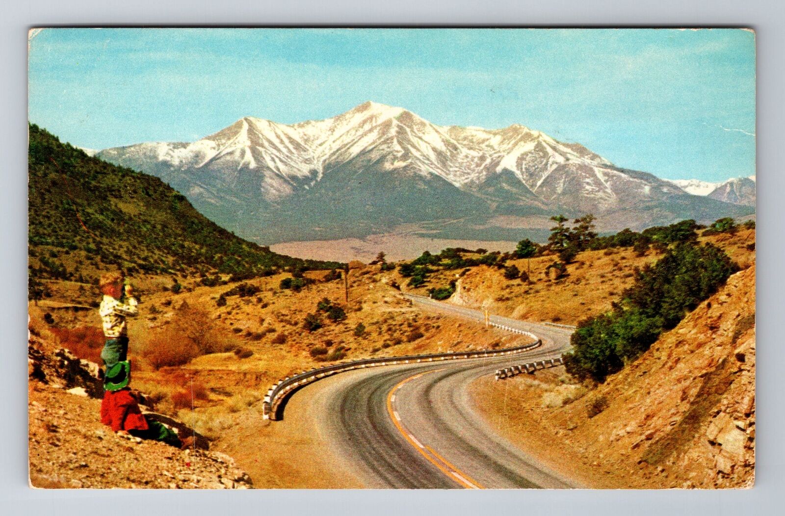Buena Vista CO-Colorado, Collegiate Mountain Range, Antique Vintage Postcard