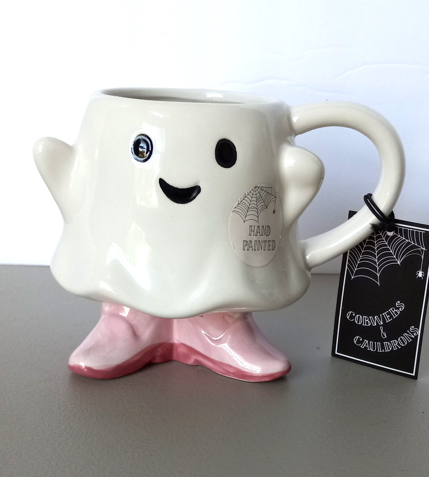Cobwebs & Cauldrons Cowgirl Ghost Mug 20oz