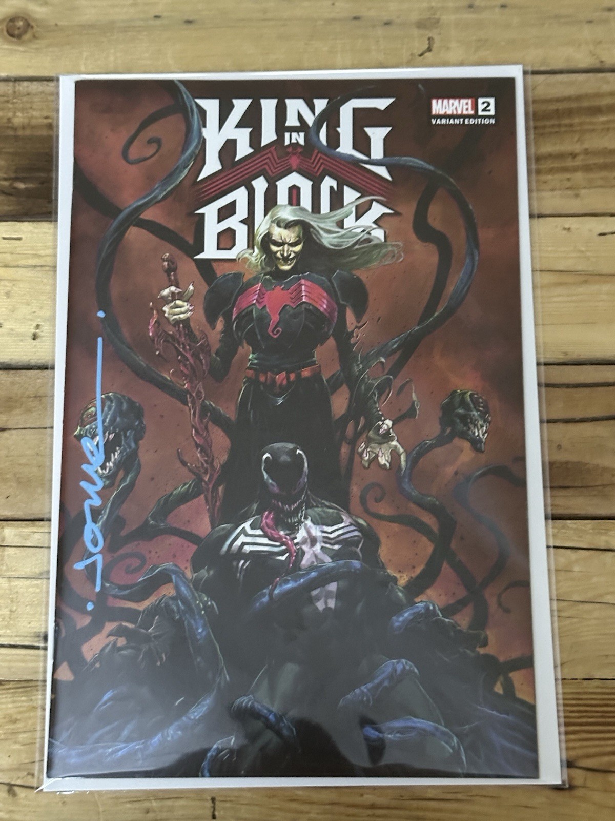 KNULL King In Black #2 Signed By Jerome Opena W/ COA KNULL King In Black #2 Signed By Jerome Opena W/ COA
