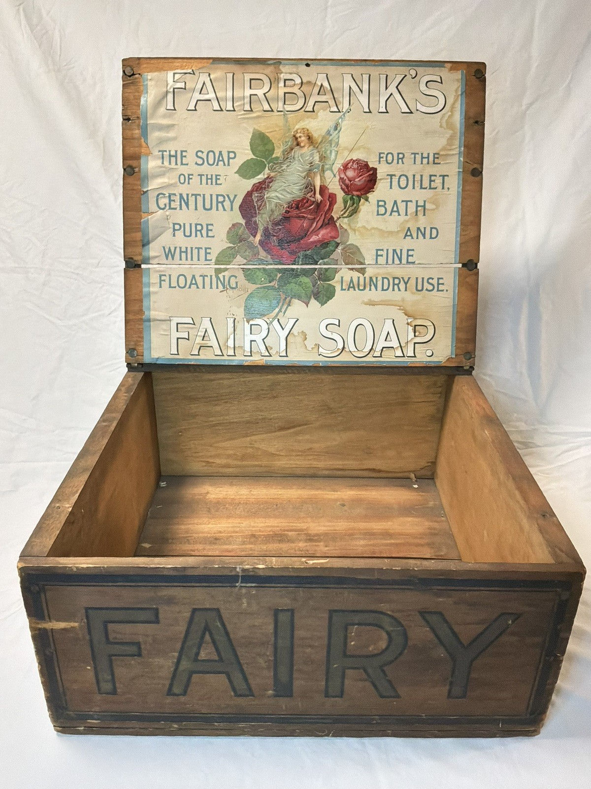 Fairbanks Fairy Soap Advertising Box Antique 1898 Fairbanks Fairy Soap Advertising Box Antique 1898