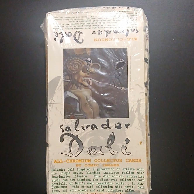 Comic Images 1995 Salvador Dali All-Chromium Non-Sport Trading Card Box (90) Comic Images 1995 Salvador Dali All-Chromium Non-Sport Trading Card Box (90)